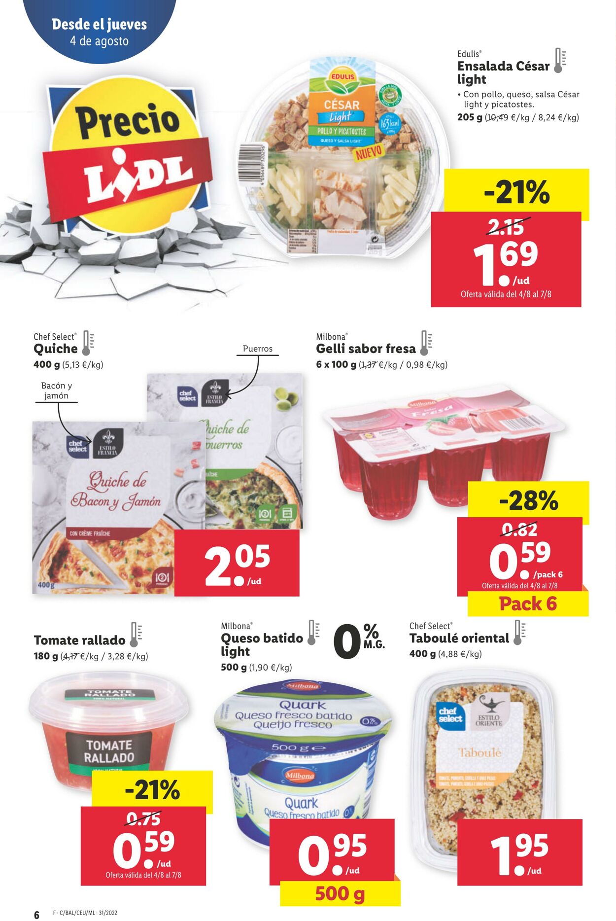 Folleto Lidl 04.08.2022 - 10.08.2022