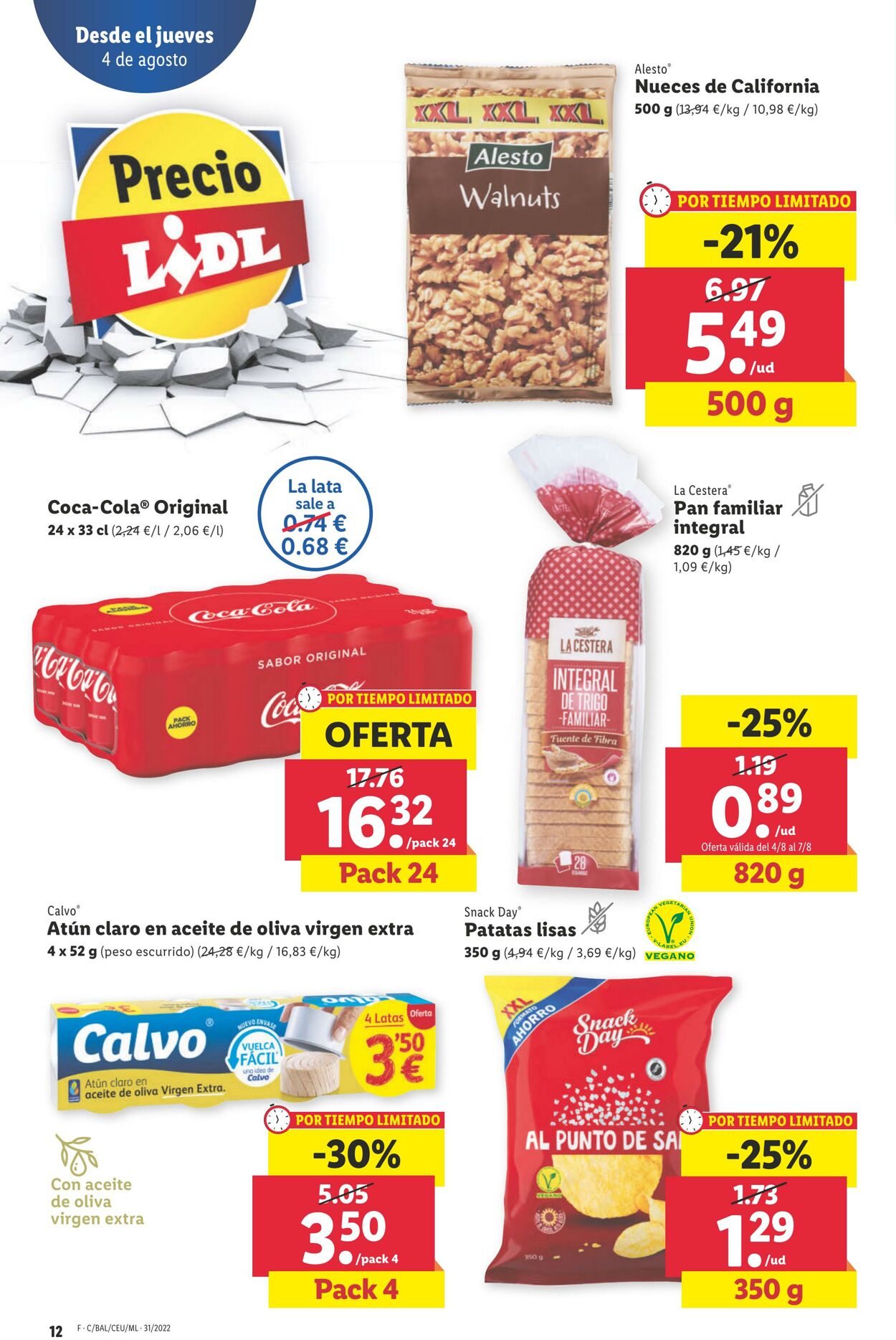 Folleto Lidl 04.08.2022 - 10.08.2022