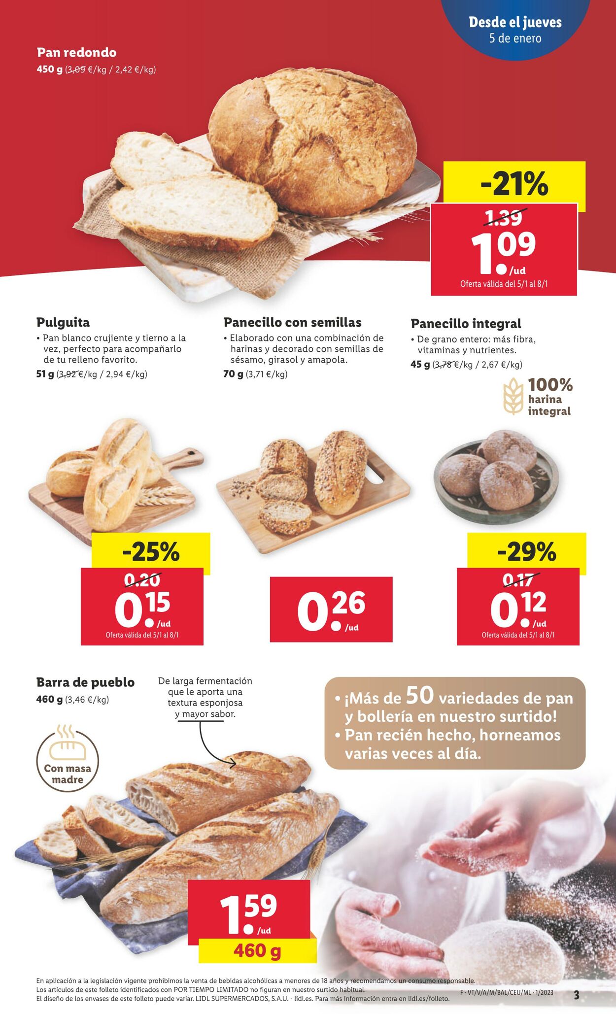 Folleto Lidl 05.01.2023 - 11.01.2023