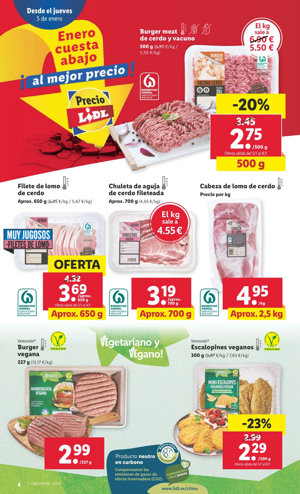 Folleto Lidl 05.01.2023 - 11.01.2023