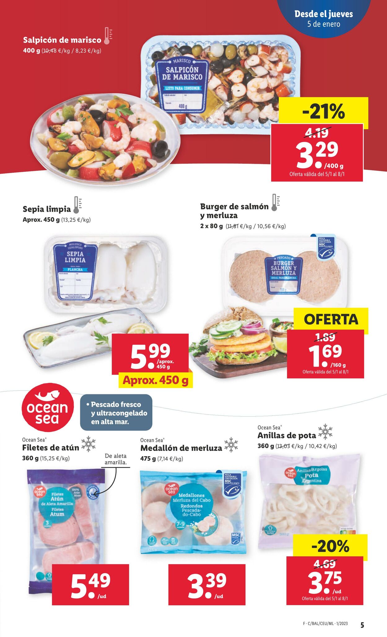 Folleto Lidl 05.01.2023 - 11.01.2023