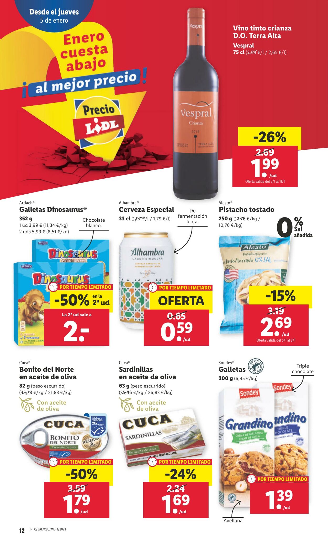 Folleto Lidl 05.01.2023 - 11.01.2023