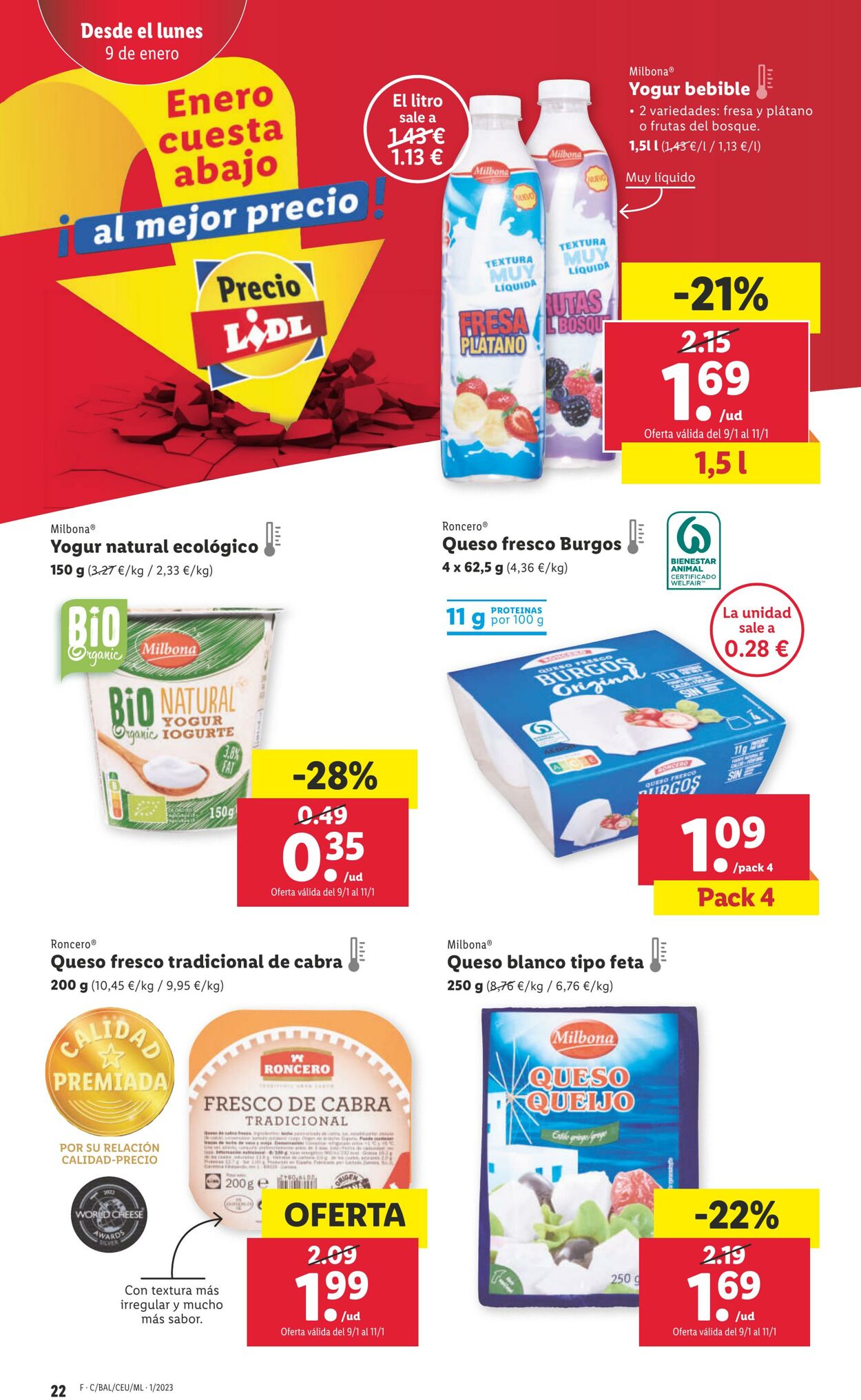 Folleto Lidl 05.01.2023 - 11.01.2023