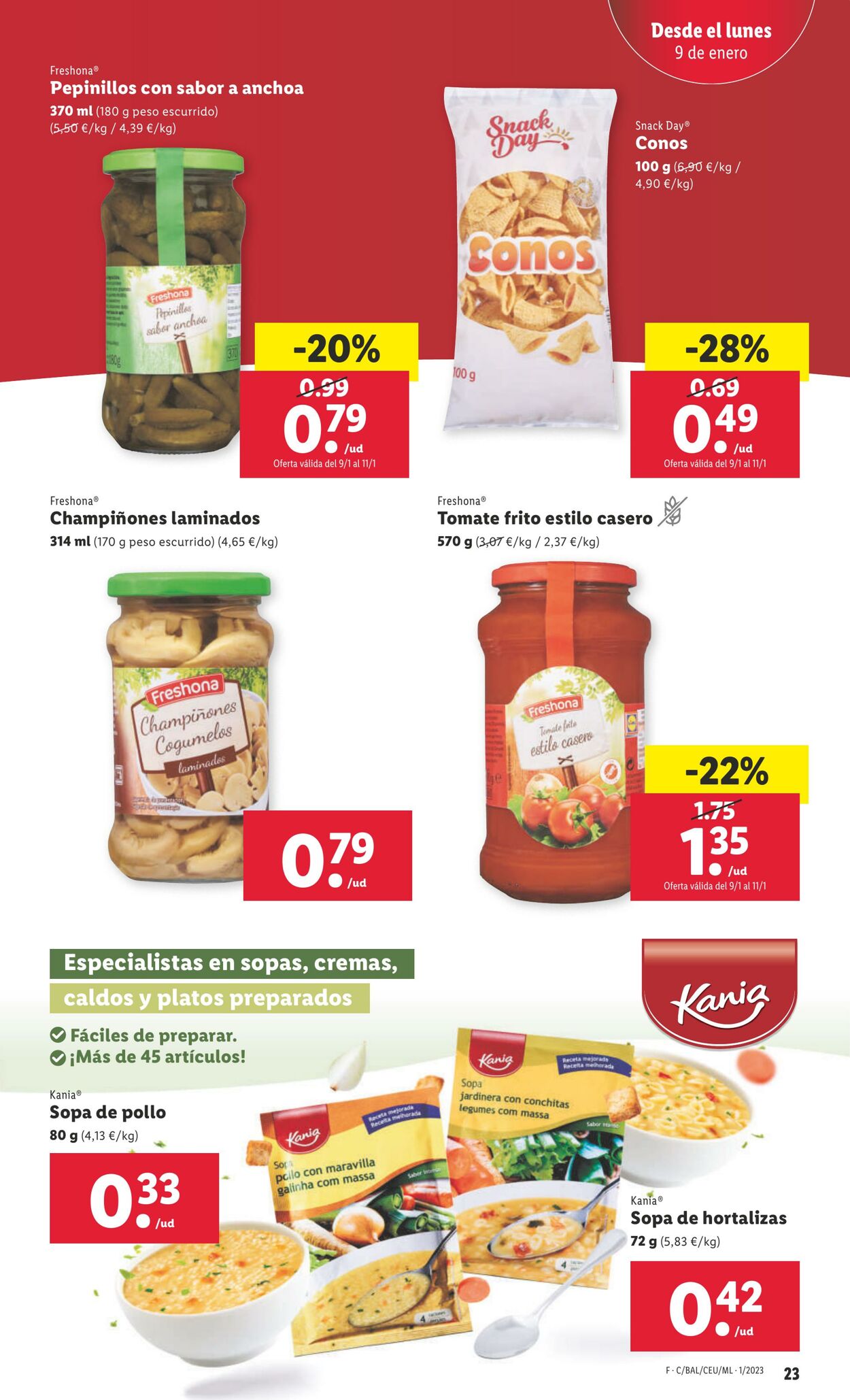 Folleto Lidl 05.01.2023 - 11.01.2023