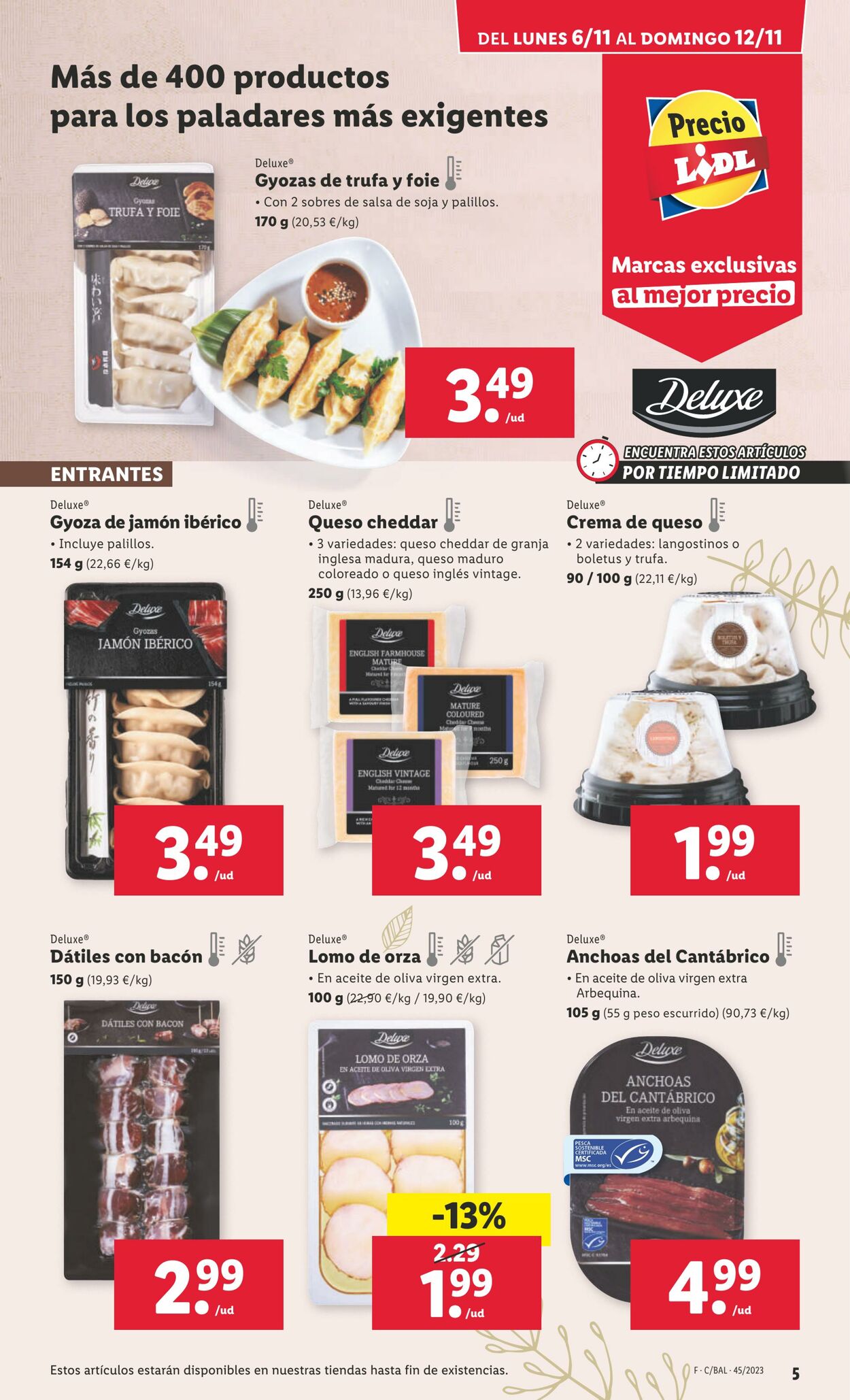 Folleto Lidl 06.11.2023 - 12.11.2023