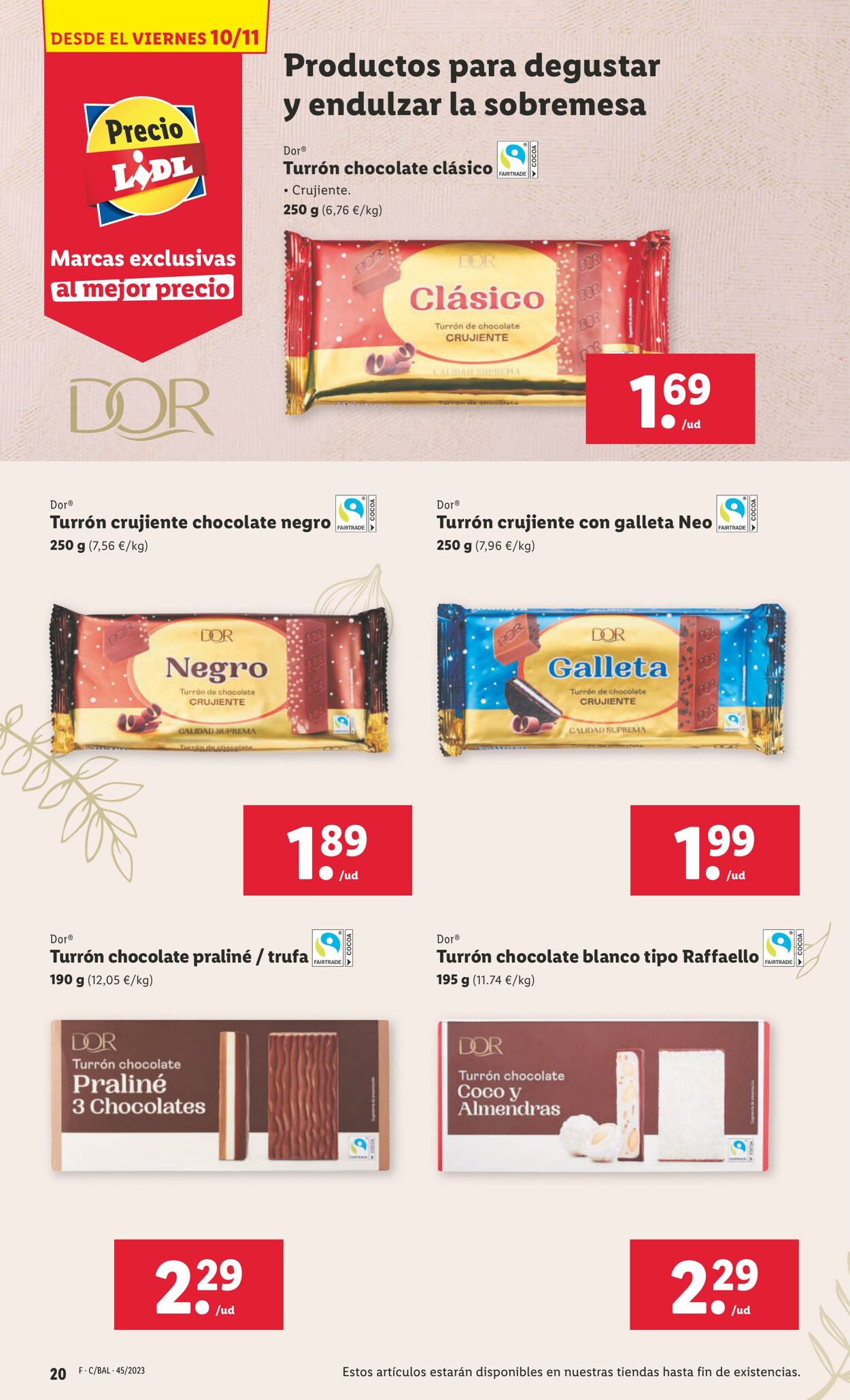 Folleto Lidl 06.11.2023 - 12.11.2023