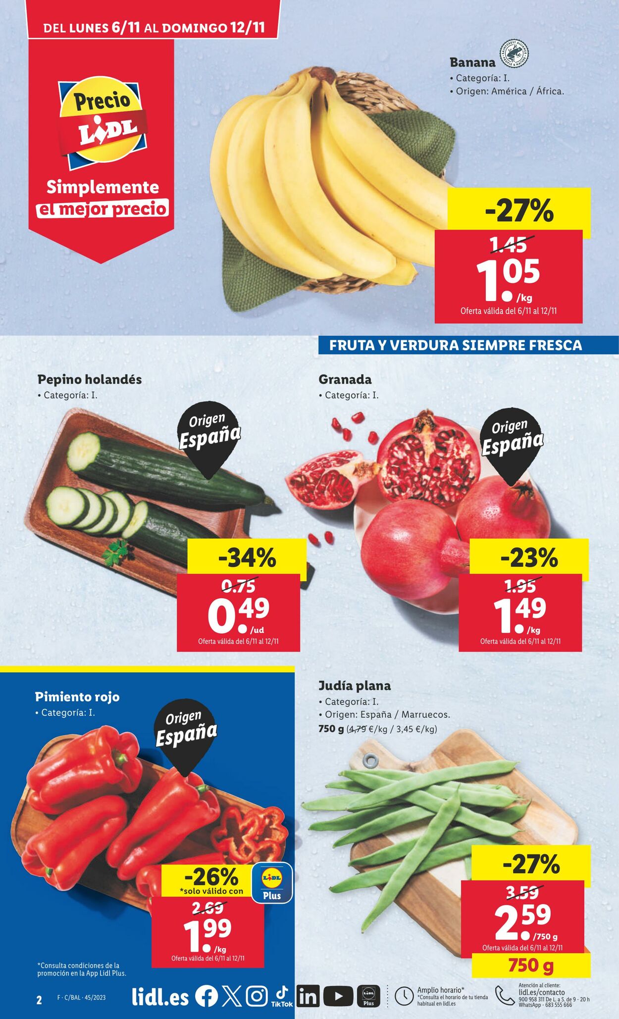 Folleto Lidl 06.11.2023 - 12.11.2023