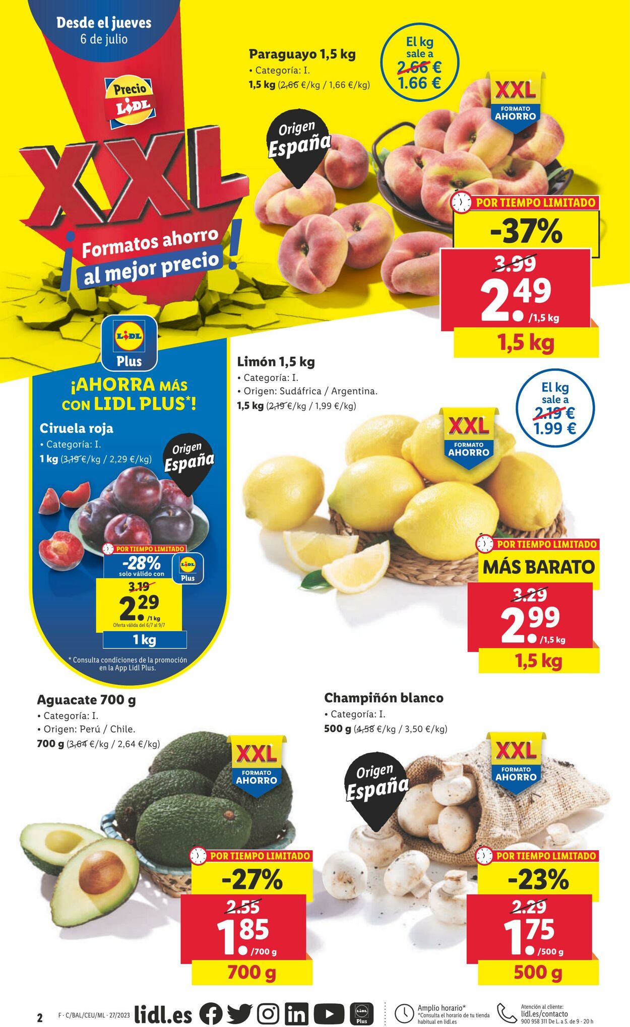 Folleto Lidl 06.07.2023 - 13.07.2023