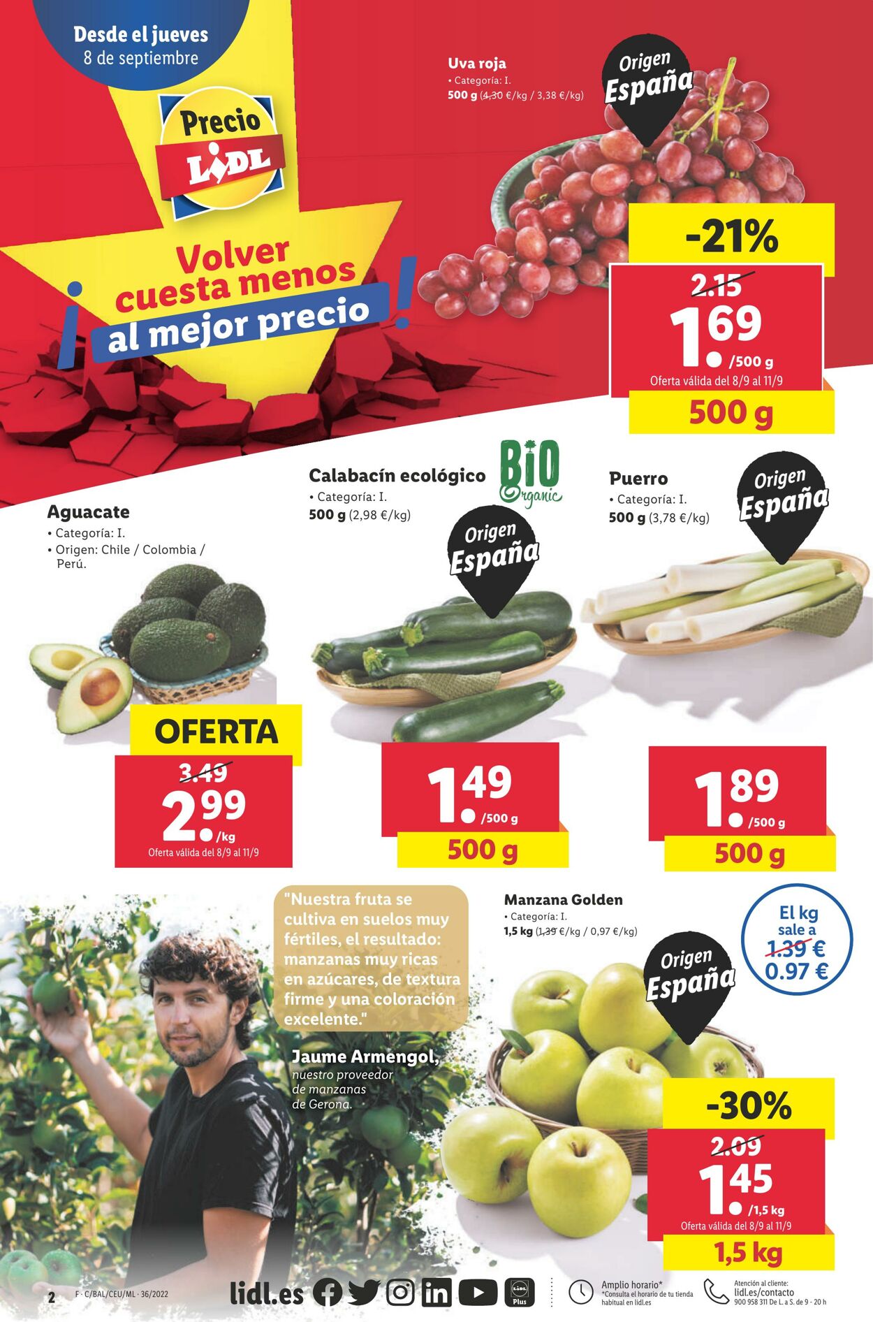 Folleto Lidl 08.09.2022 - 14.09.2022