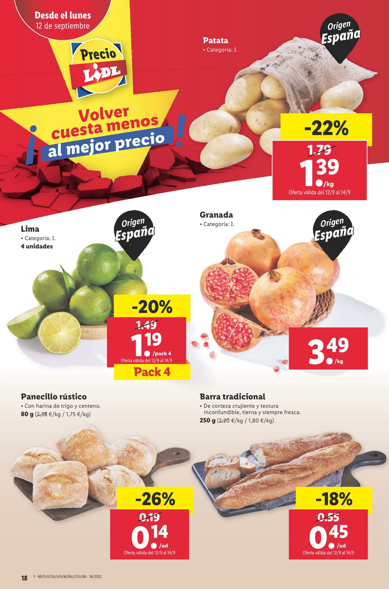 Folleto Lidl 08.09.2022 - 14.09.2022