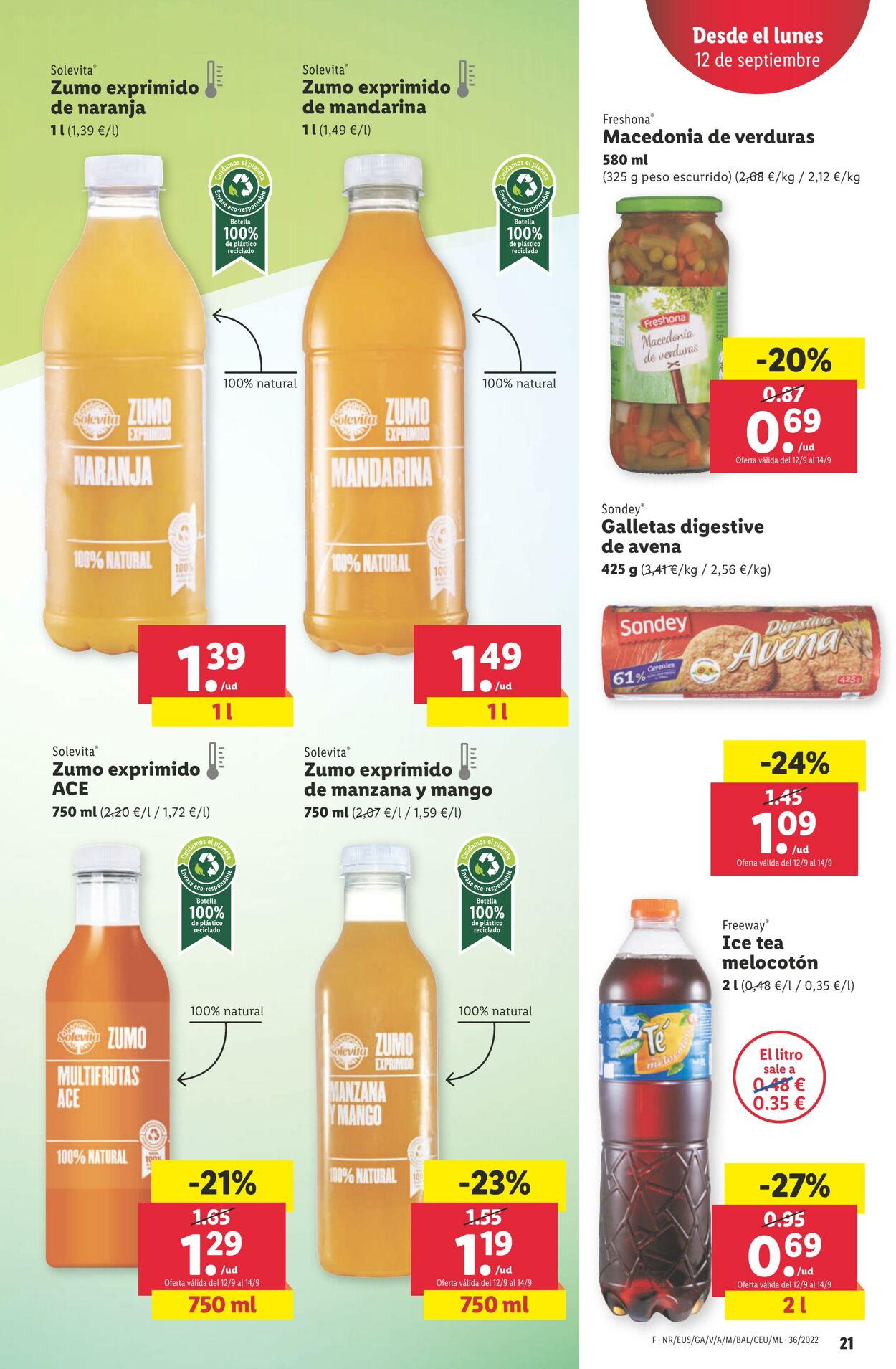 Folleto Lidl 08.09.2022 - 14.09.2022