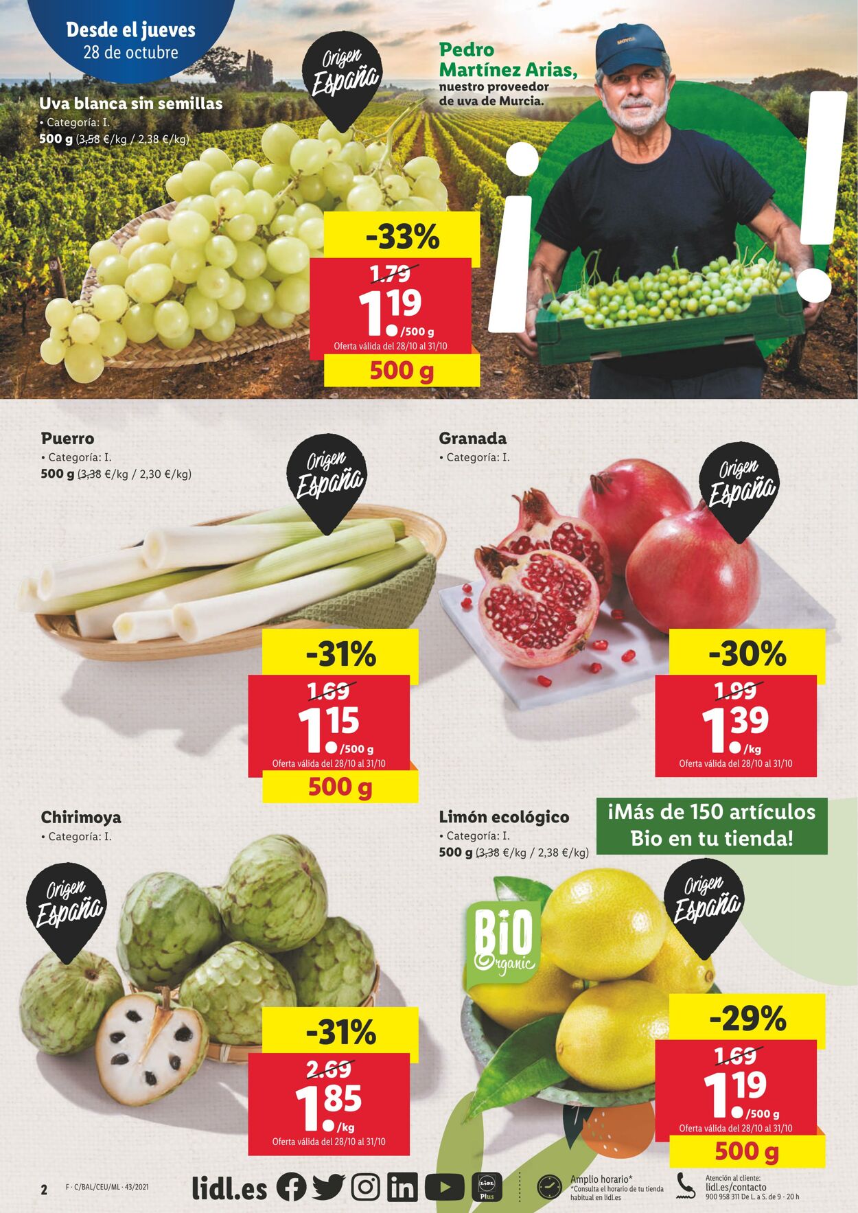 Folleto Lidl 21.10.2021 - 28.10.2021