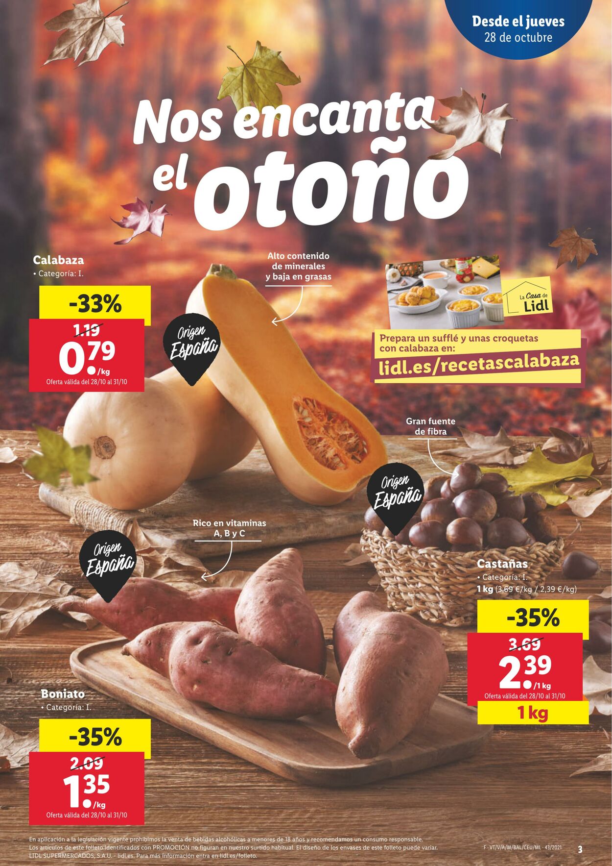 Folleto Lidl 21.10.2021 - 28.10.2021