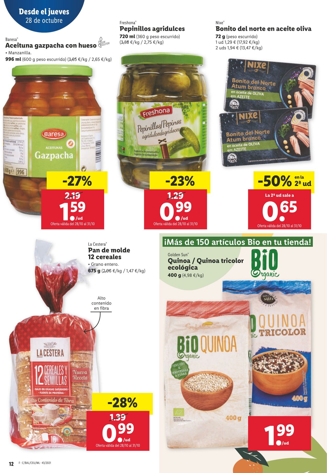 Folleto Lidl 21.10.2021 - 28.10.2021