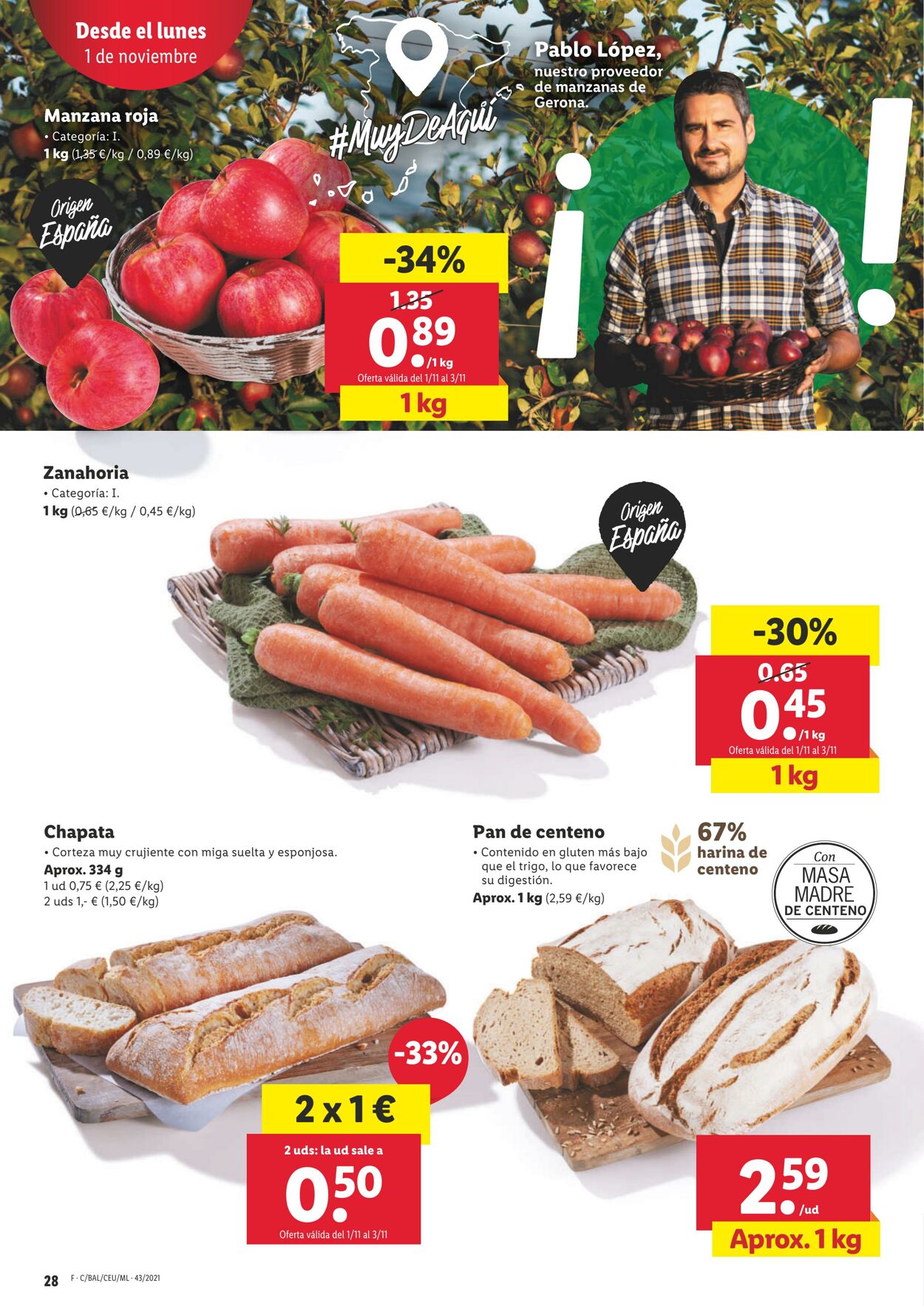 Folleto Lidl 21.10.2021 - 28.10.2021