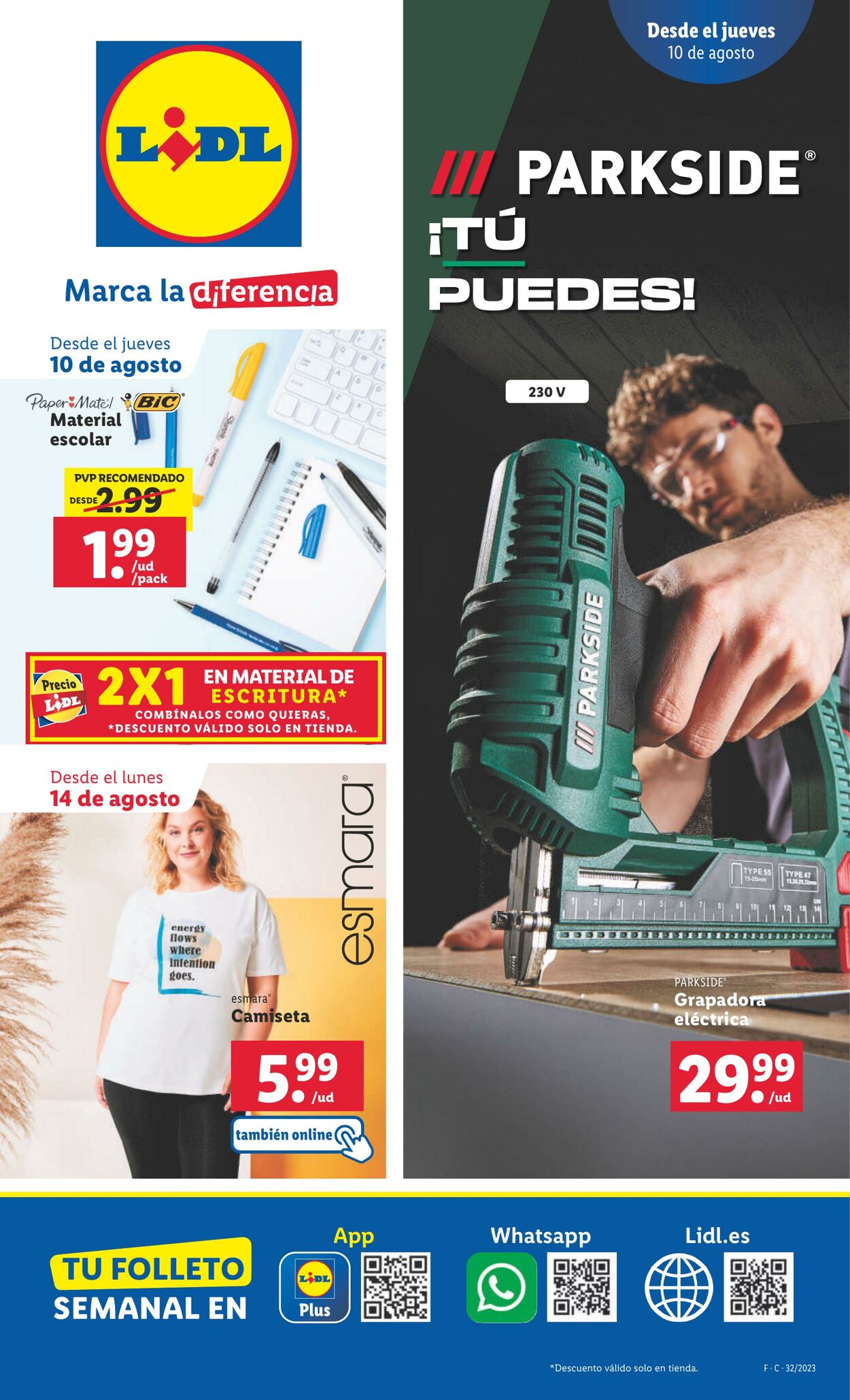 Folleto Lidl 10.08.2023 - 16.08.2023