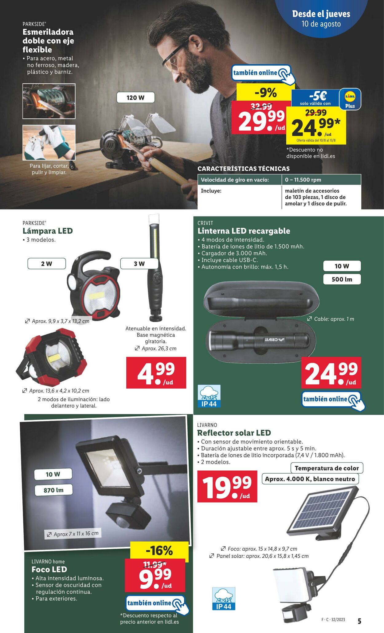 Folleto Lidl 10.08.2023 - 16.08.2023