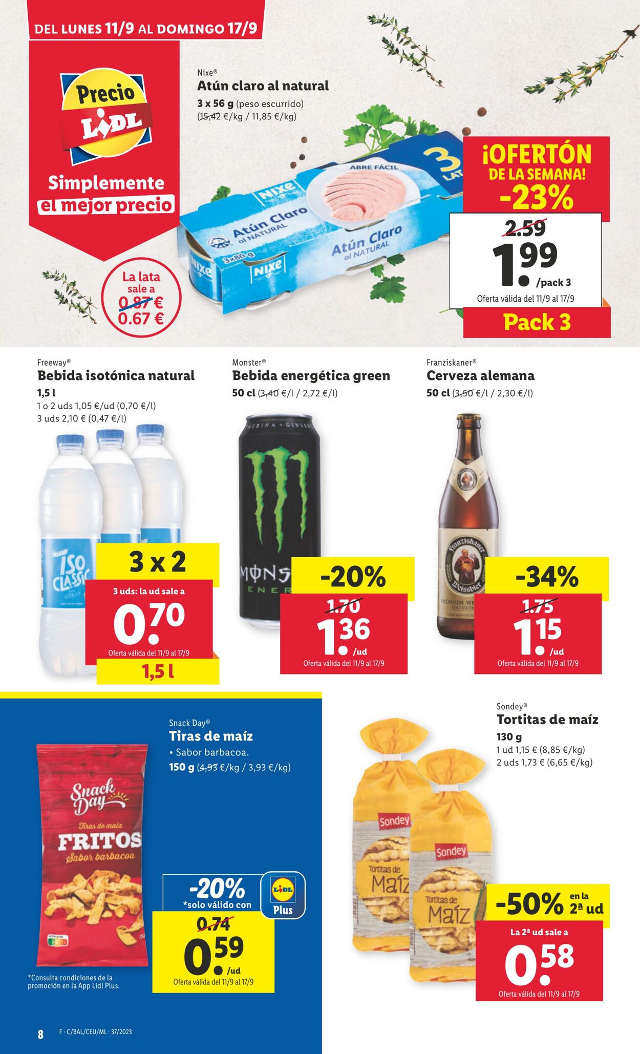 Folleto Lidl 11.09.2023 - 17.09.2023