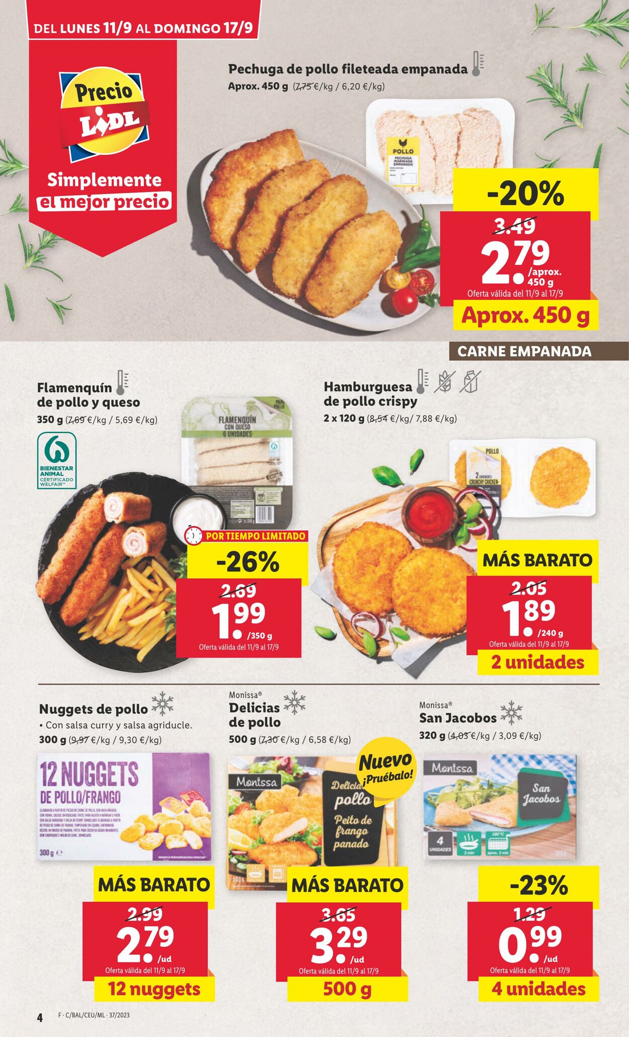 Folleto Lidl 11.09.2023 - 17.09.2023