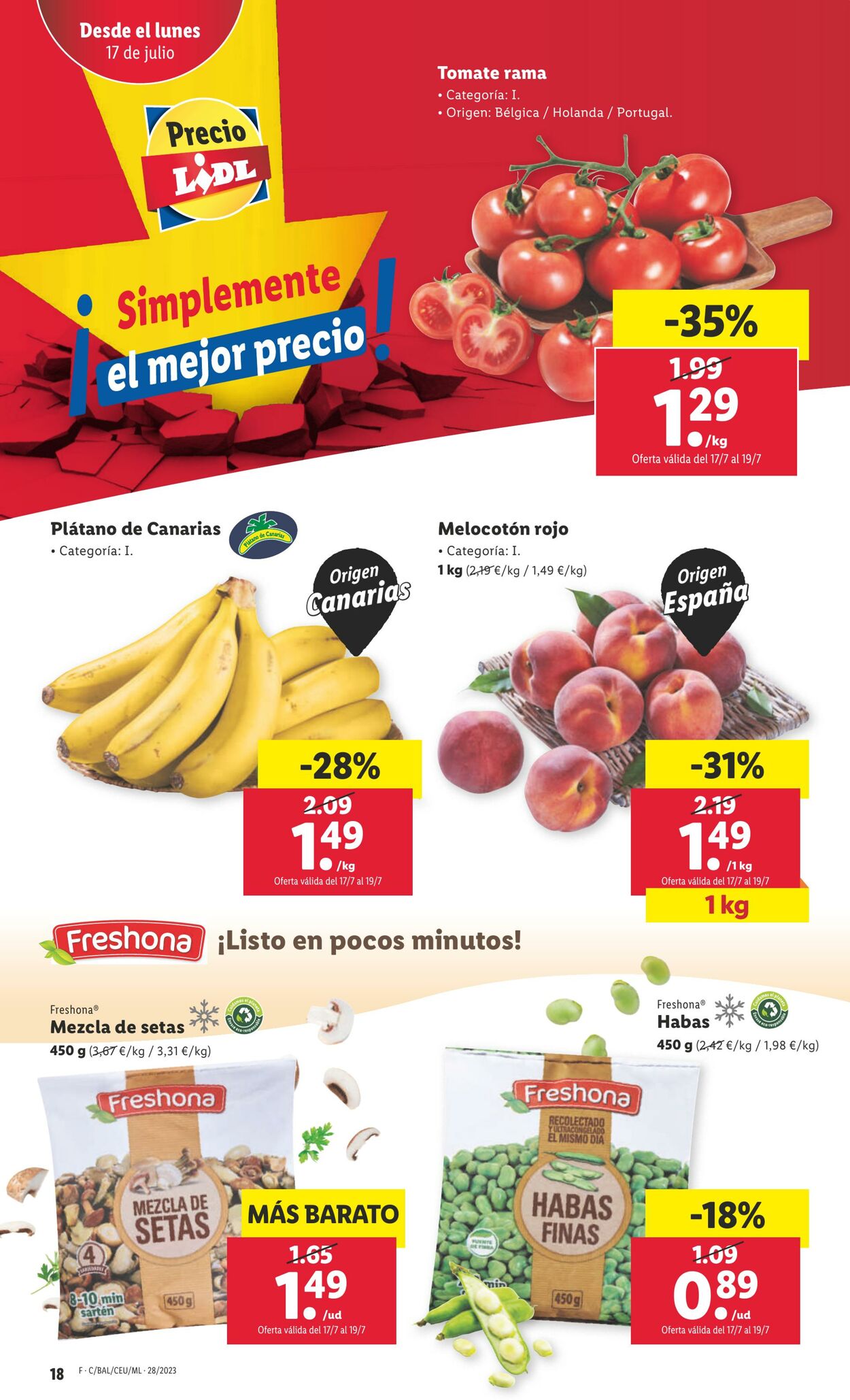 Folleto Lidl 13.07.2023 - 19.07.2023