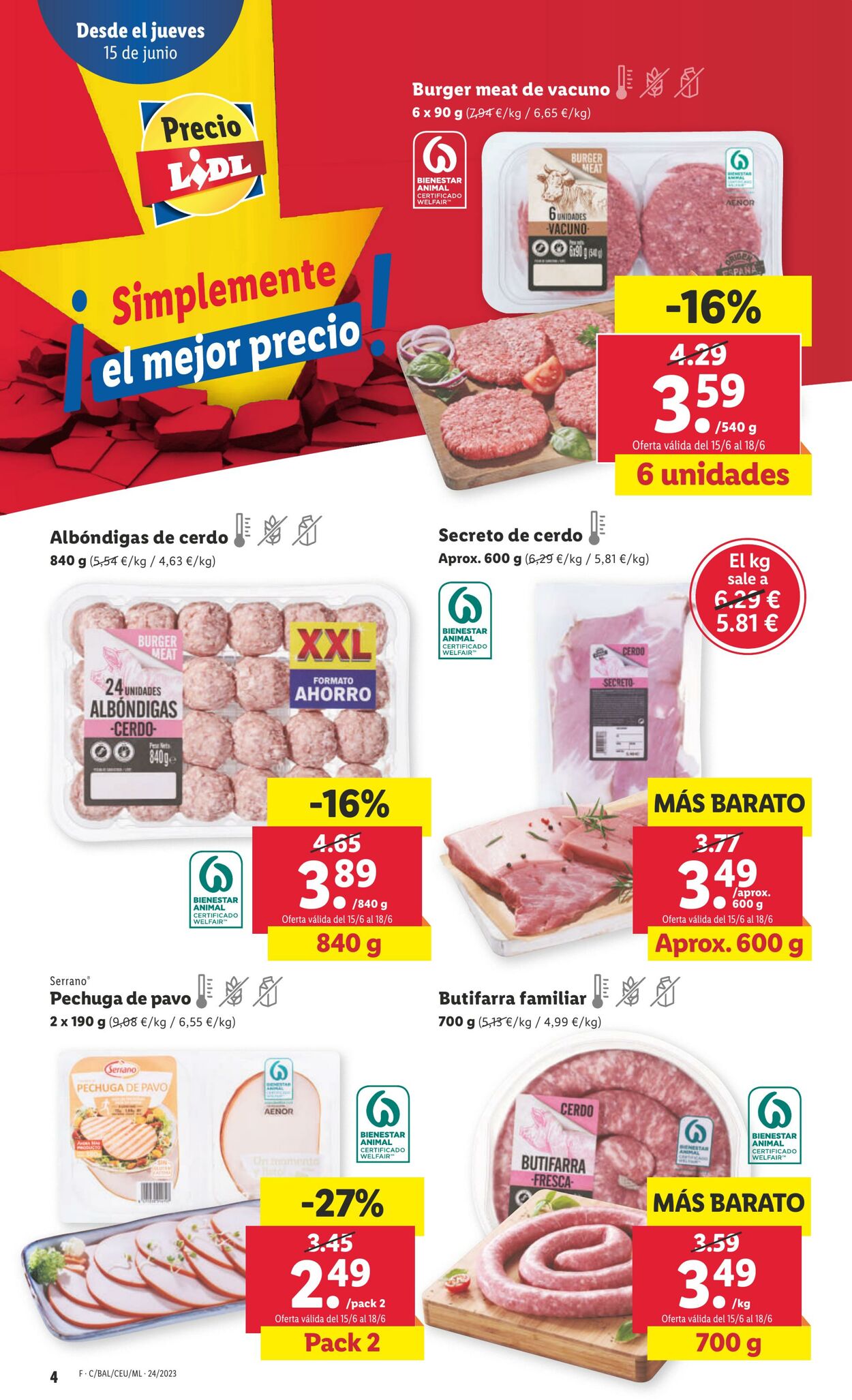 Folleto Lidl 15.06.2023 - 21.06.2023