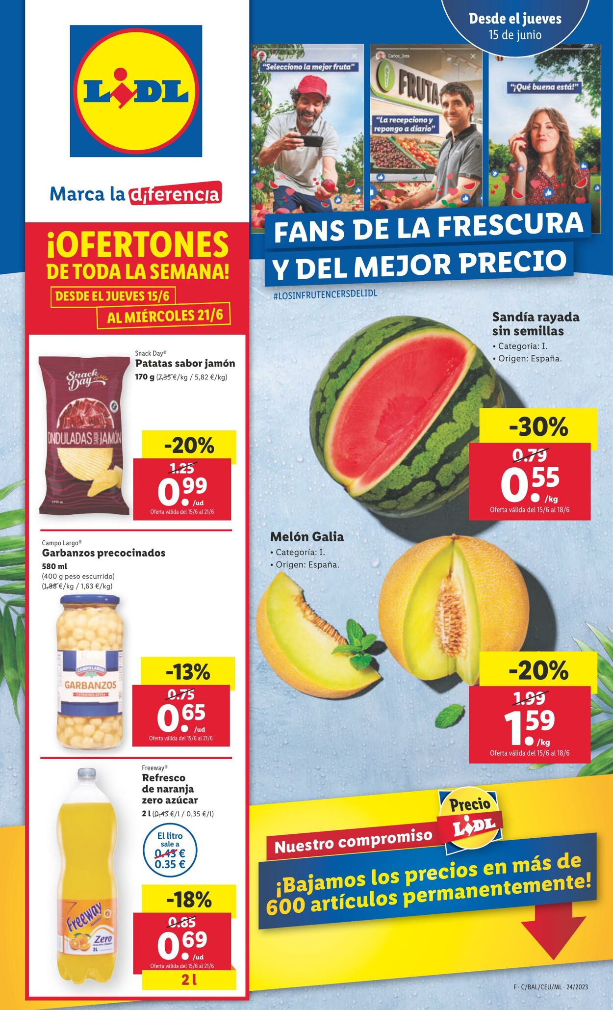 Folleto Lidl 15.06.2023 - 21.06.2023