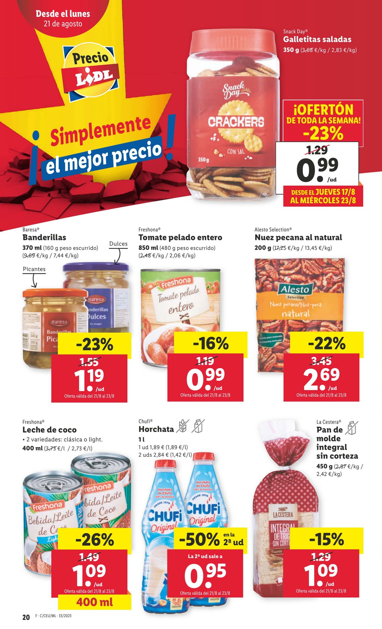 Folleto Lidl 17.08.2023 - 23.08.2023