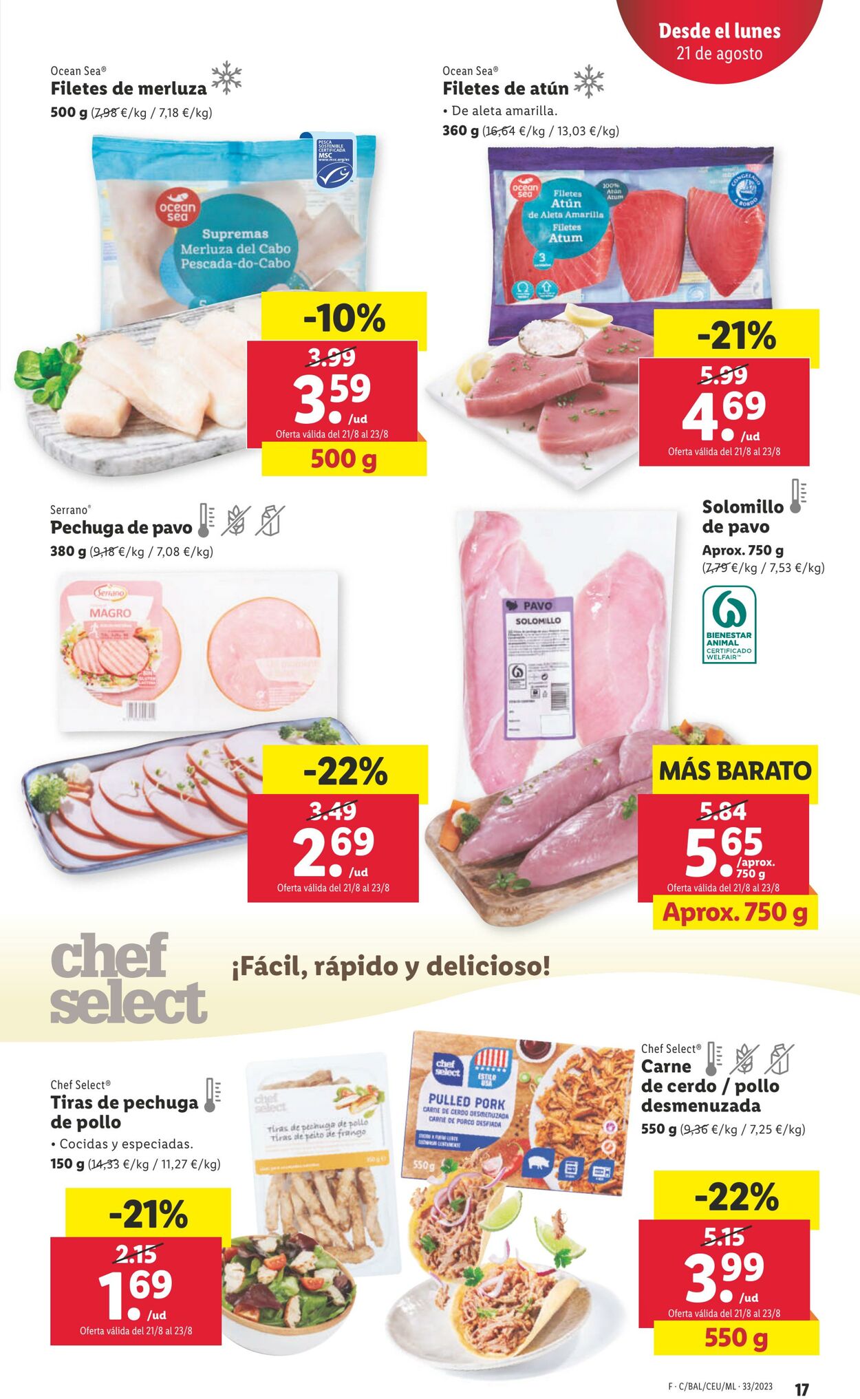 Folleto Lidl 17.08.2023 - 23.08.2023