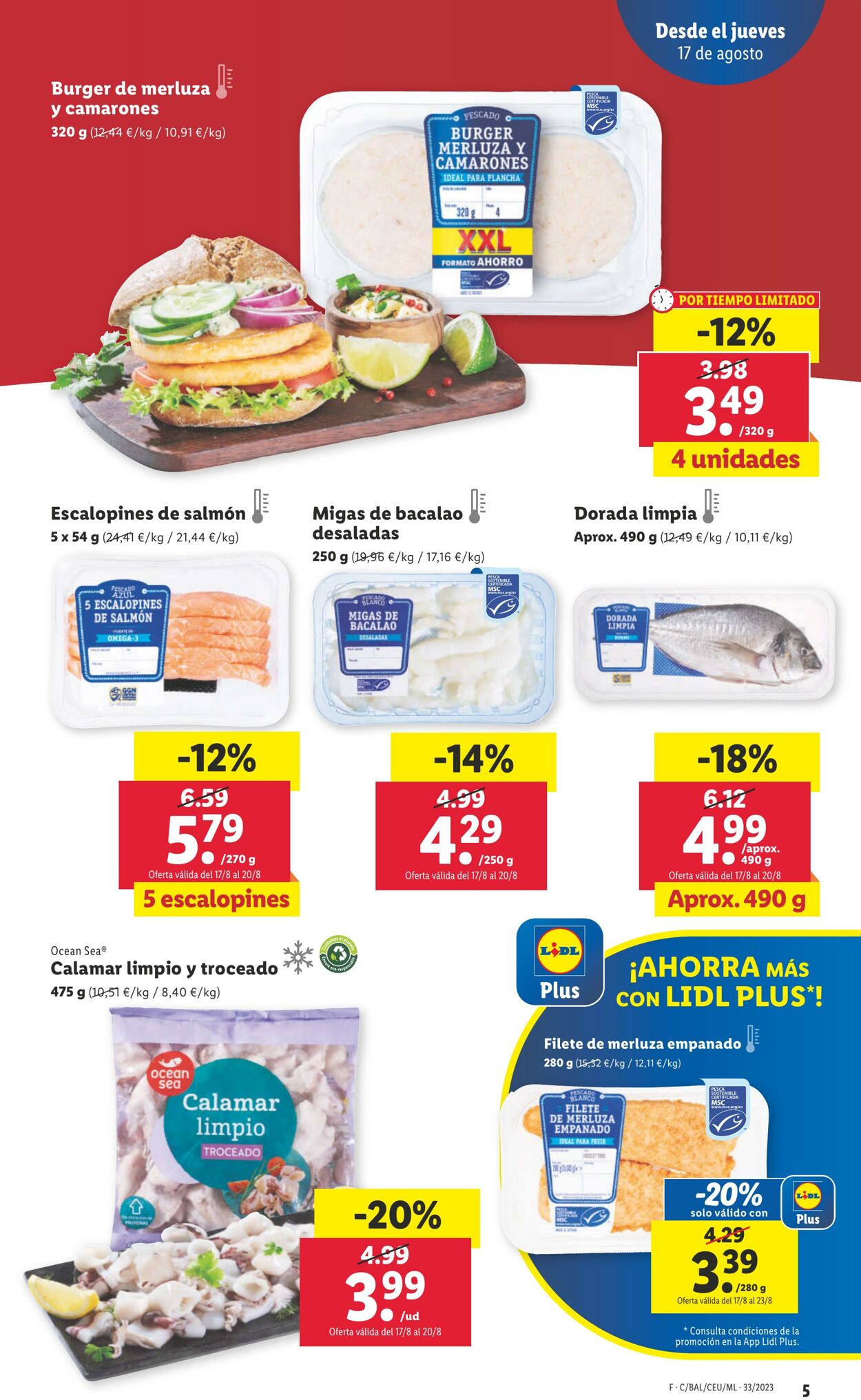 Folleto Lidl 17.08.2023 - 23.08.2023