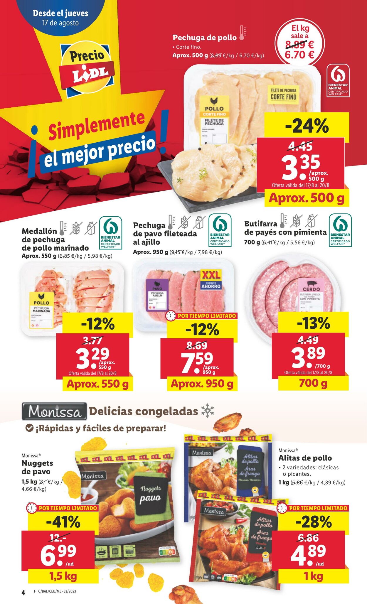 Folleto Lidl 17.08.2023 - 23.08.2023