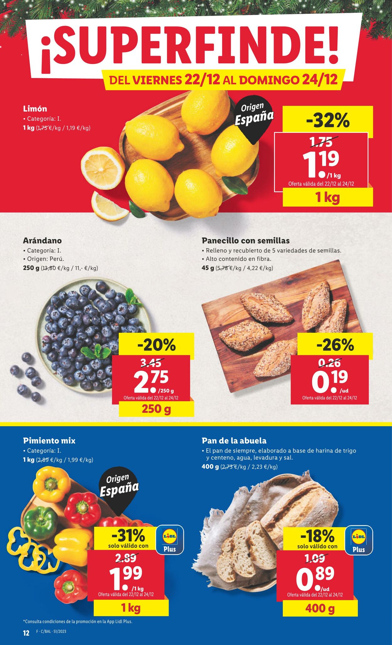 Folleto Lidl 11.12.2023 - 18.12.2023