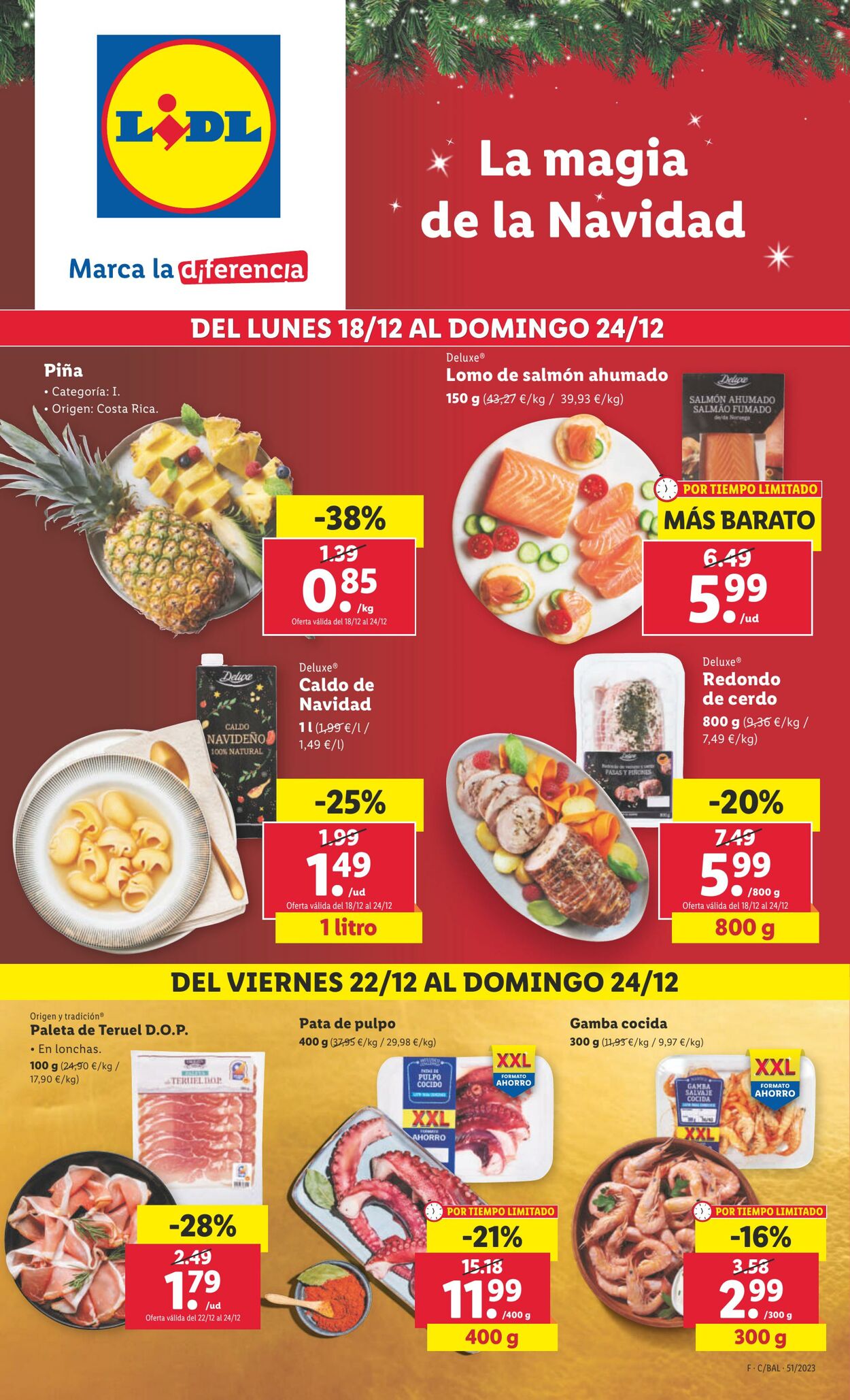 Folleto Lidl 11.12.2023 - 18.12.2023