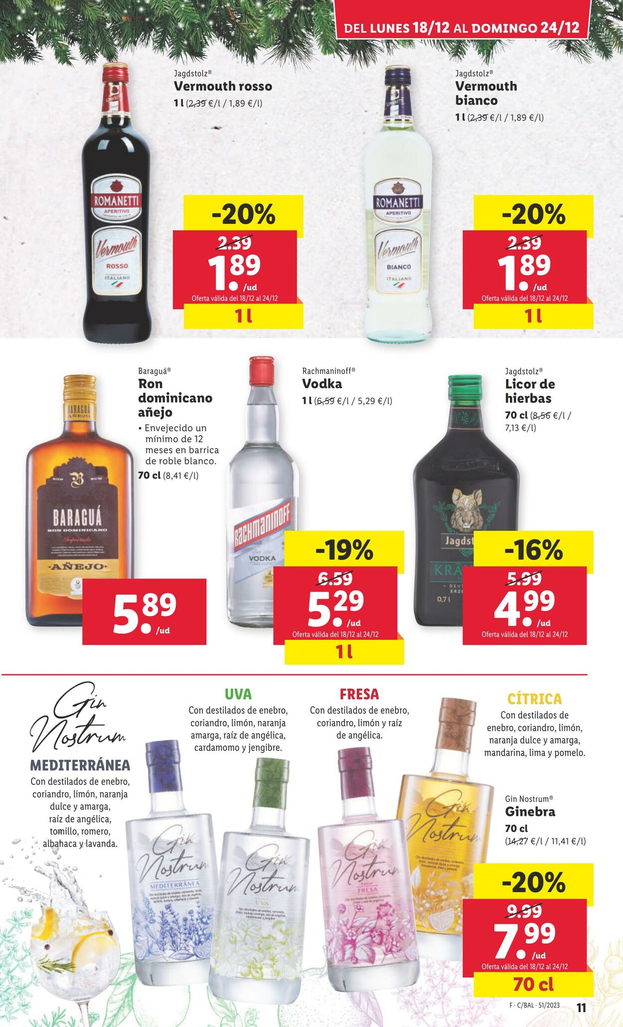 Folleto Lidl 11.12.2023 - 18.12.2023