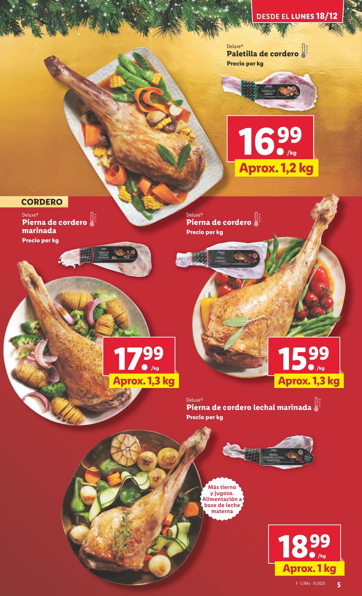 Folleto Lidl 11.12.2023 - 18.12.2023