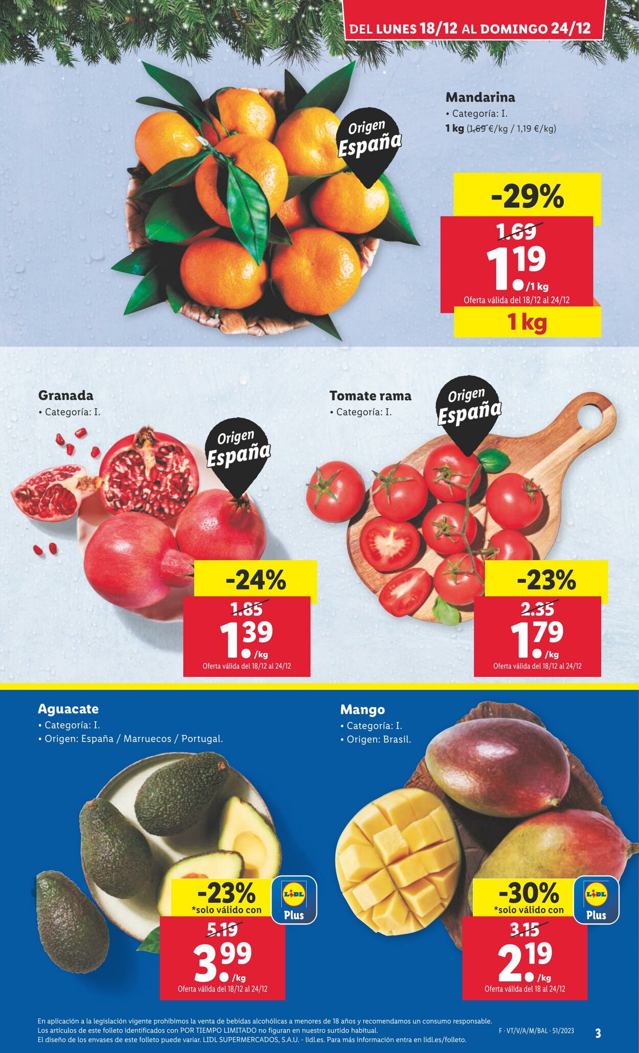 Folleto Lidl 11.12.2023 - 18.12.2023