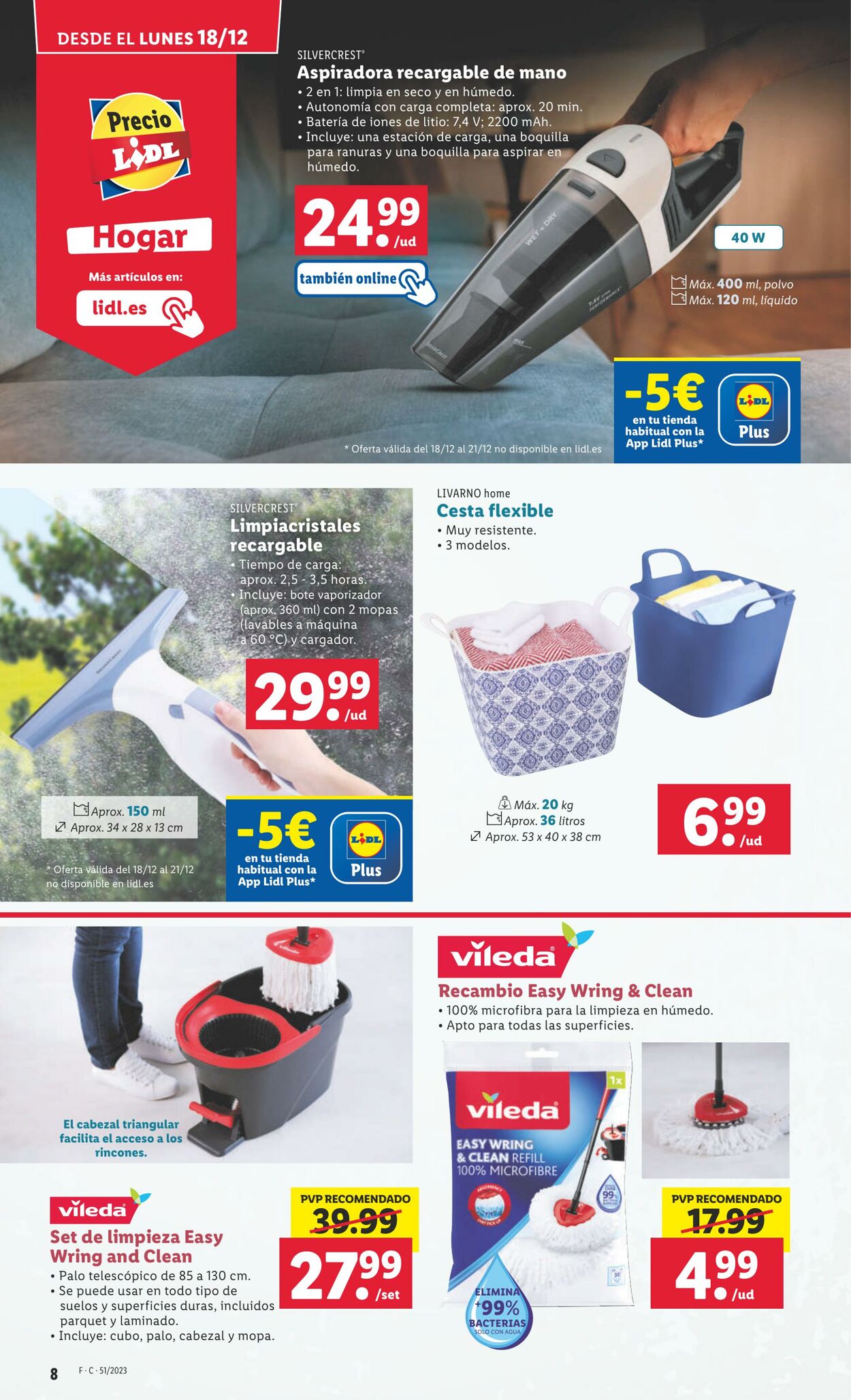 Folleto Lidl 11.12.2023 - 18.12.2023