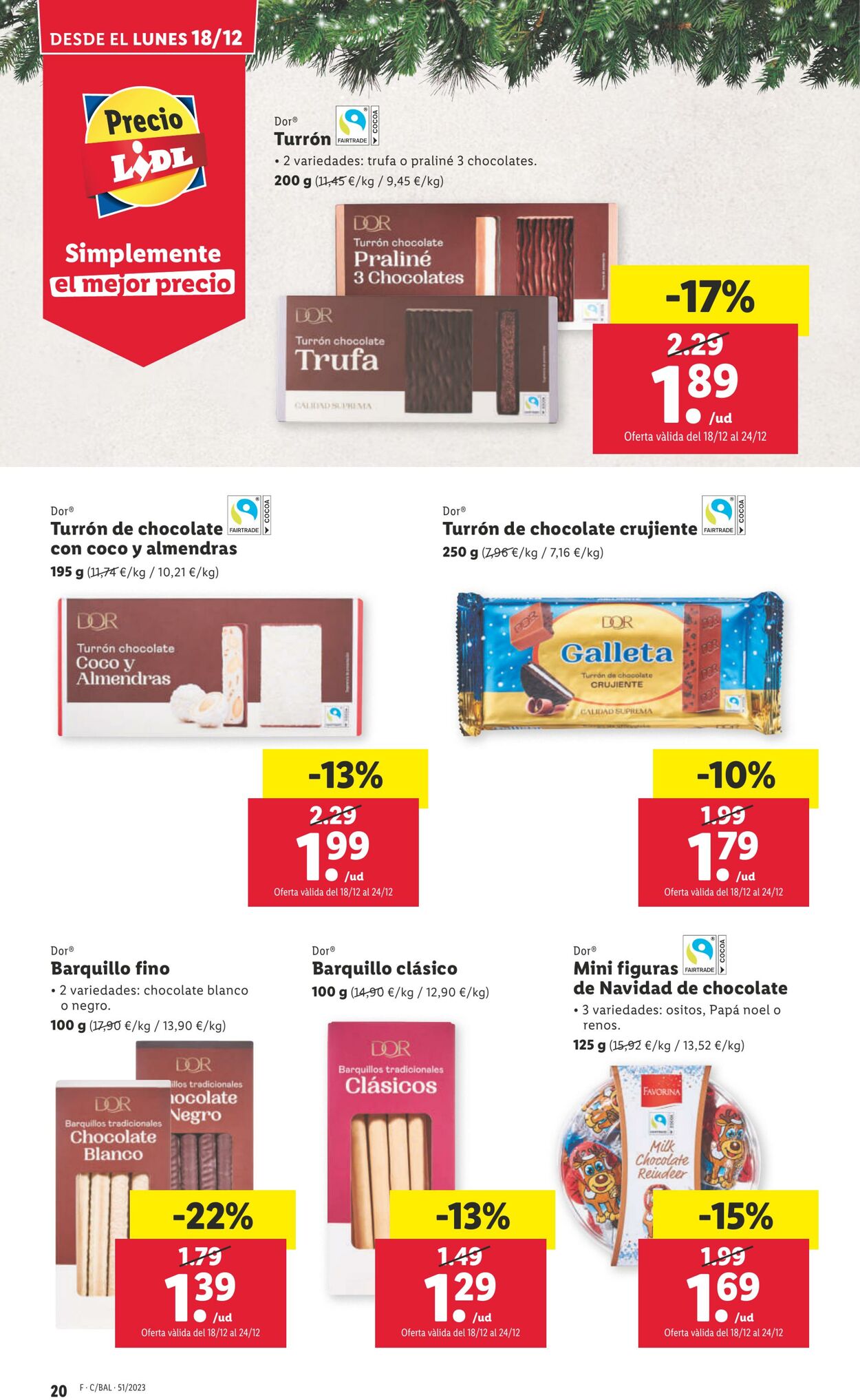 Folleto Lidl 11.12.2023 - 18.12.2023