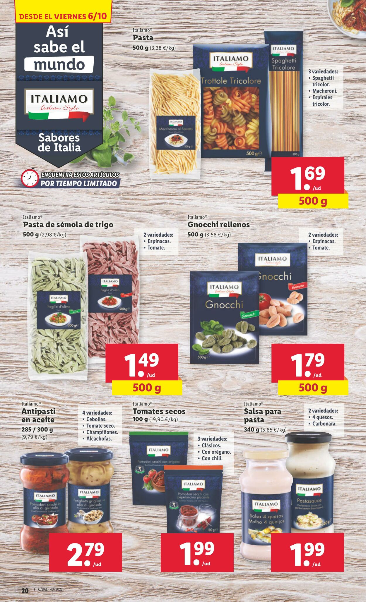 Folleto Lidl 02.10.2023 - 08.10.2023