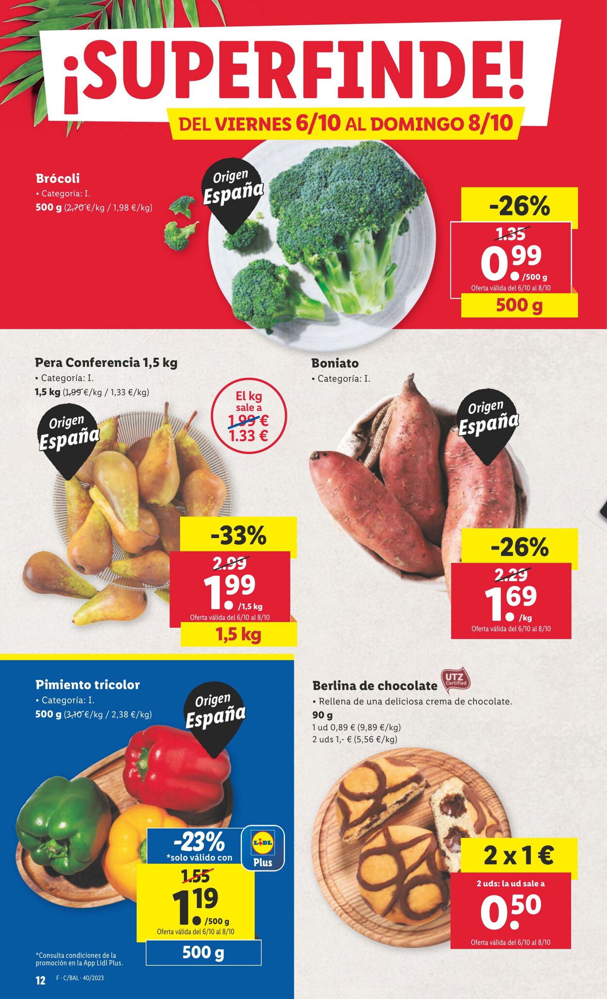 Folleto Lidl 02.10.2023 - 08.10.2023