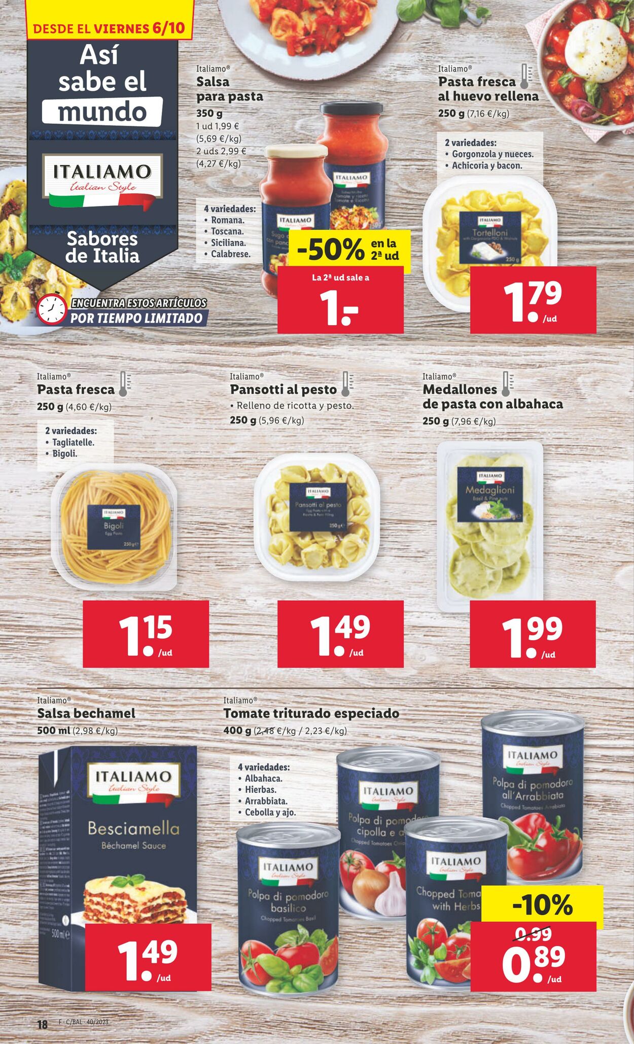 Folleto Lidl 02.10.2023 - 08.10.2023