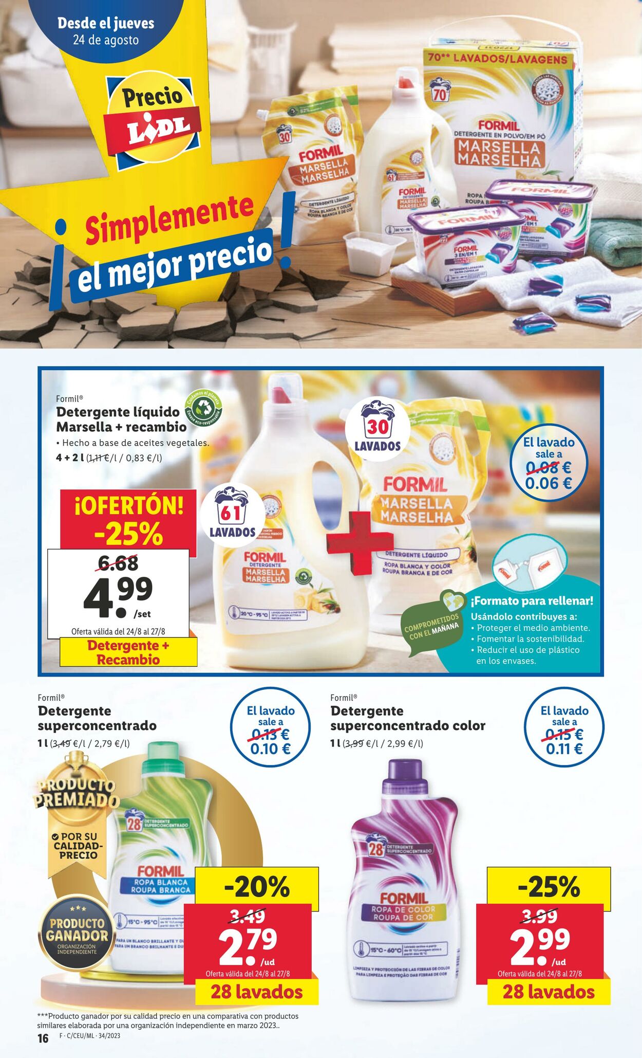 Folleto Lidl 24.08.2023 - 27.08.2023