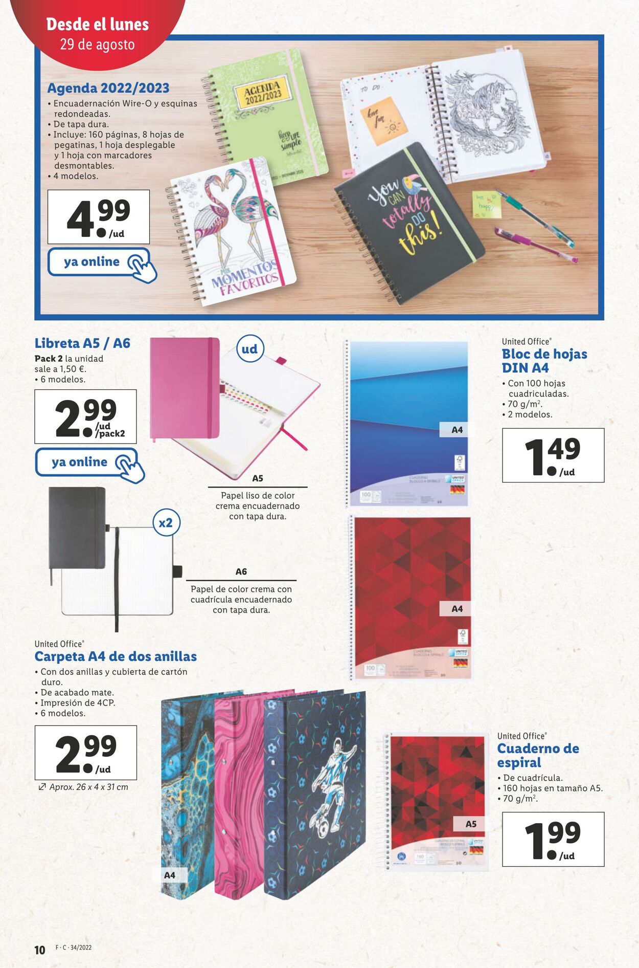 Folleto Lidl 29.08.2022 - 04.09.2022