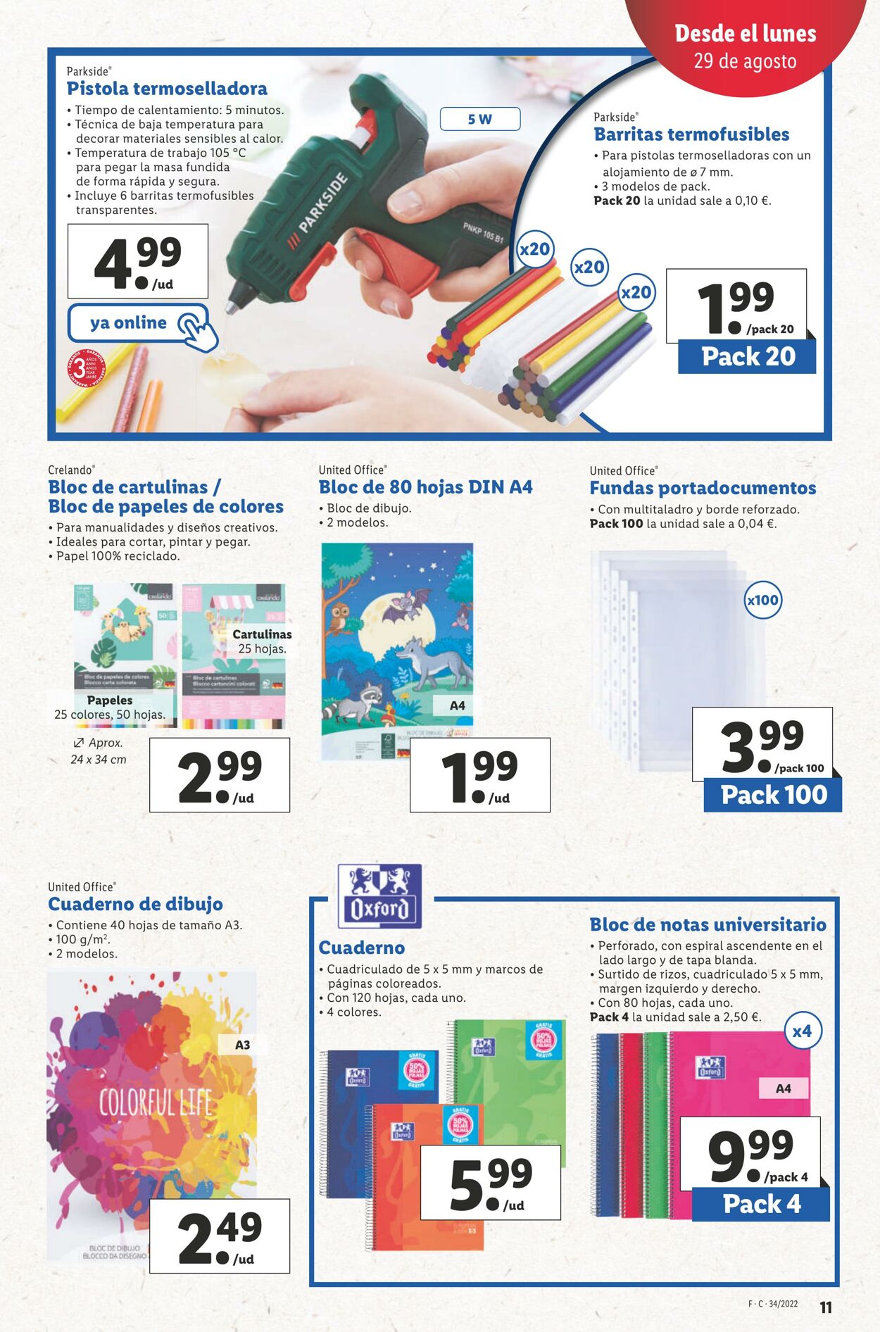 Folleto Lidl 29.08.2022 - 04.09.2022