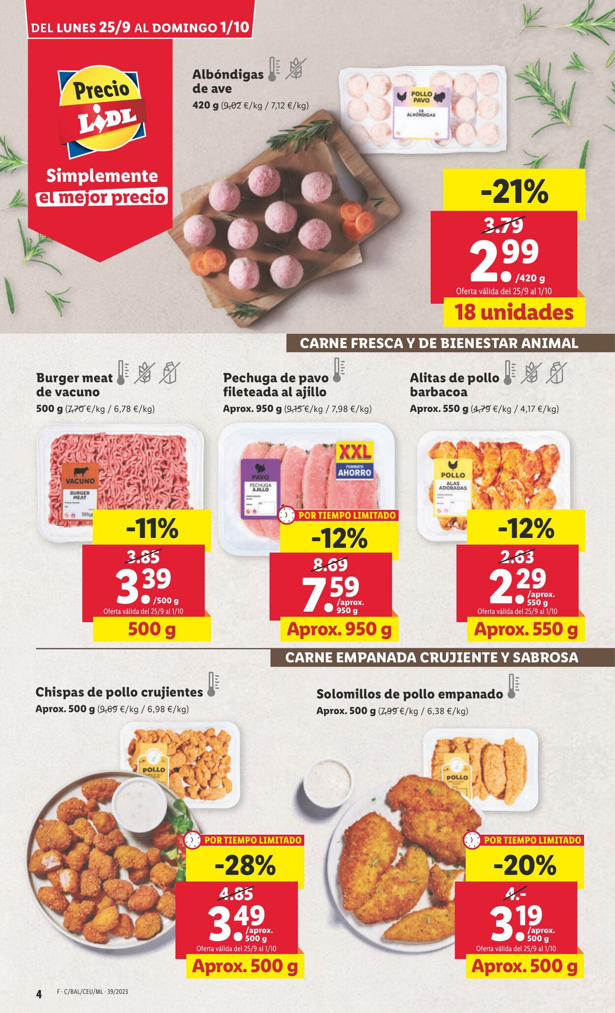 Folleto Lidl 25.09.2023 - 01.10.2023