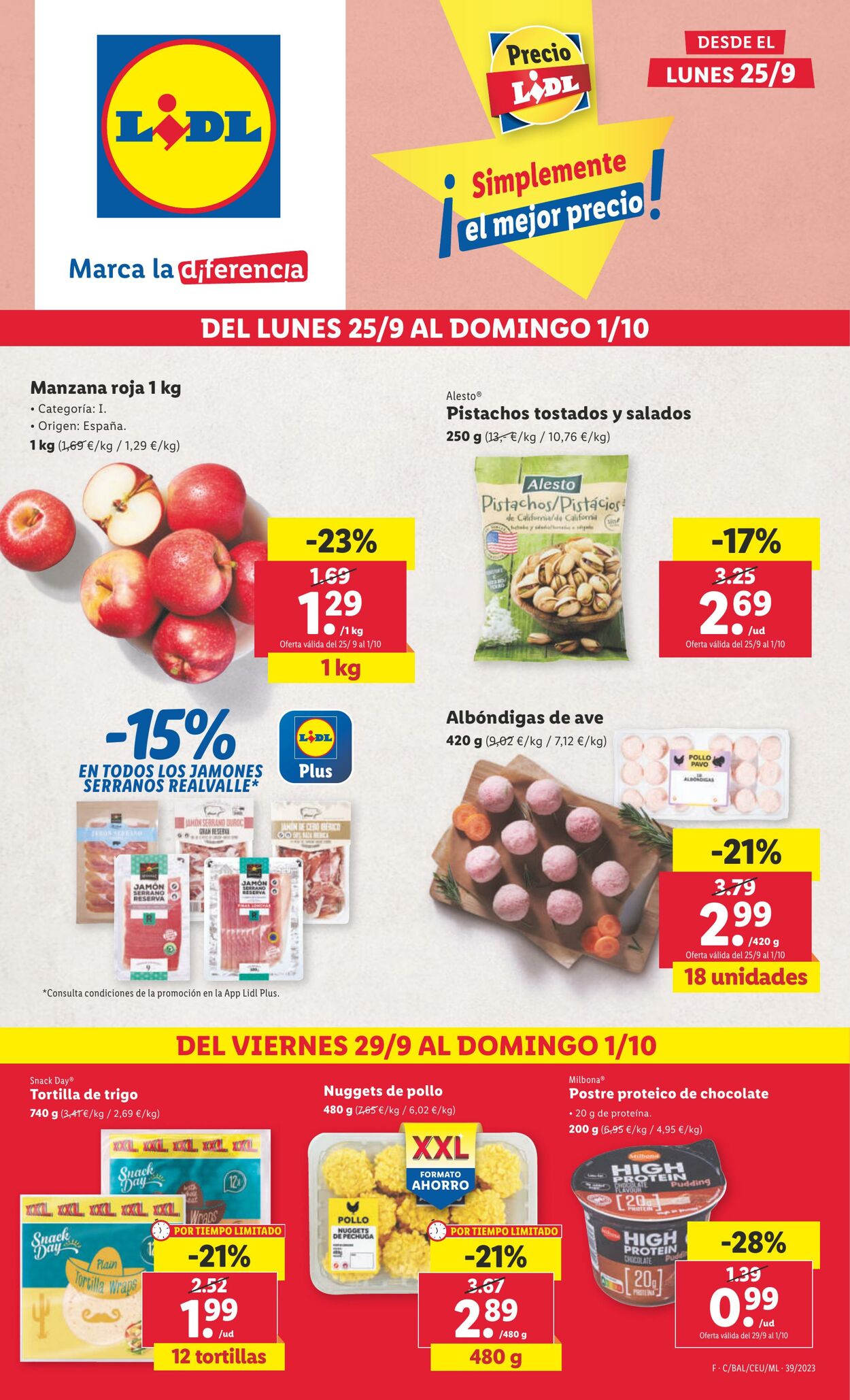 Folleto Lidl 25.09.2023 - 01.10.2023