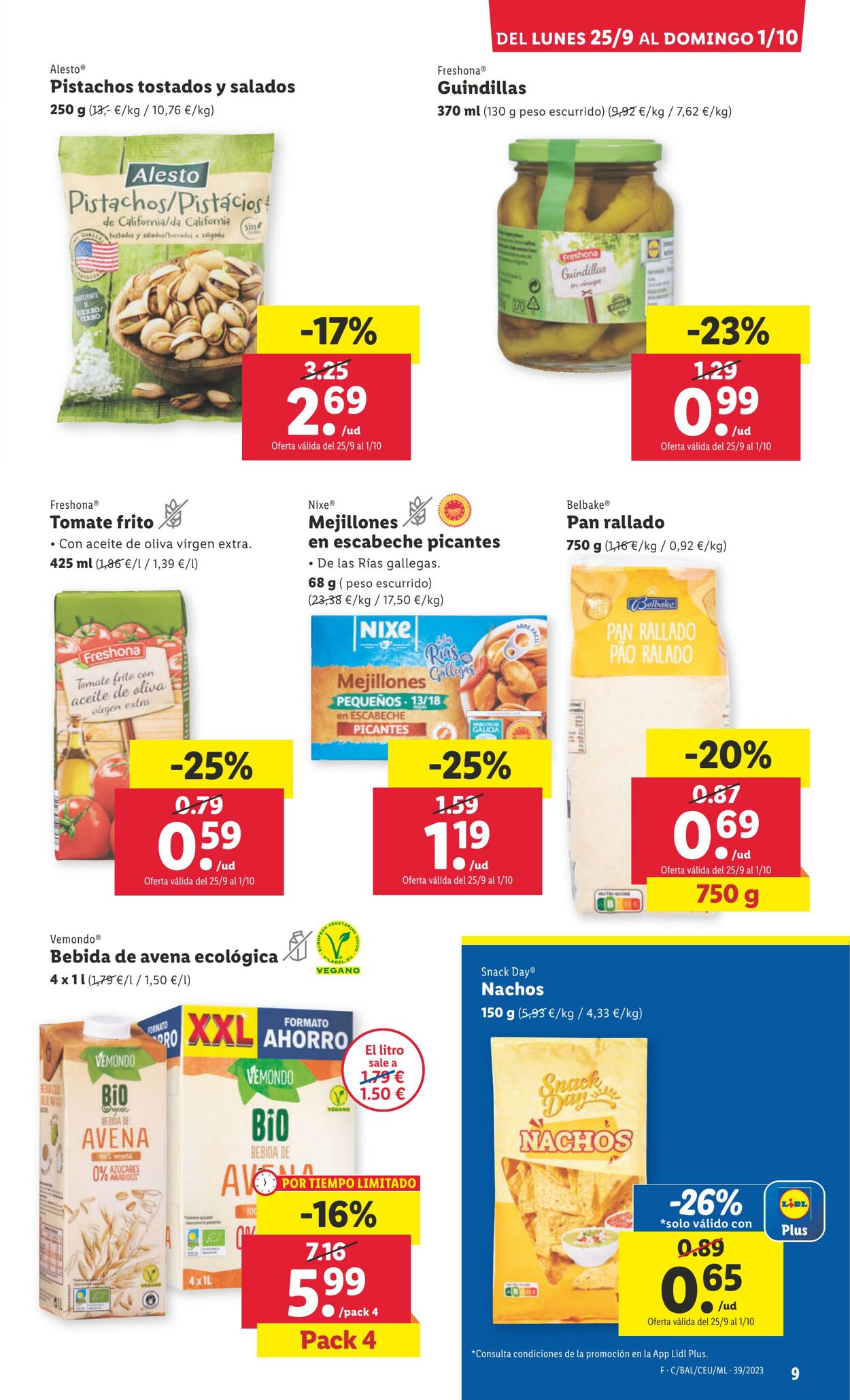 Folleto Lidl 25.09.2023 - 01.10.2023