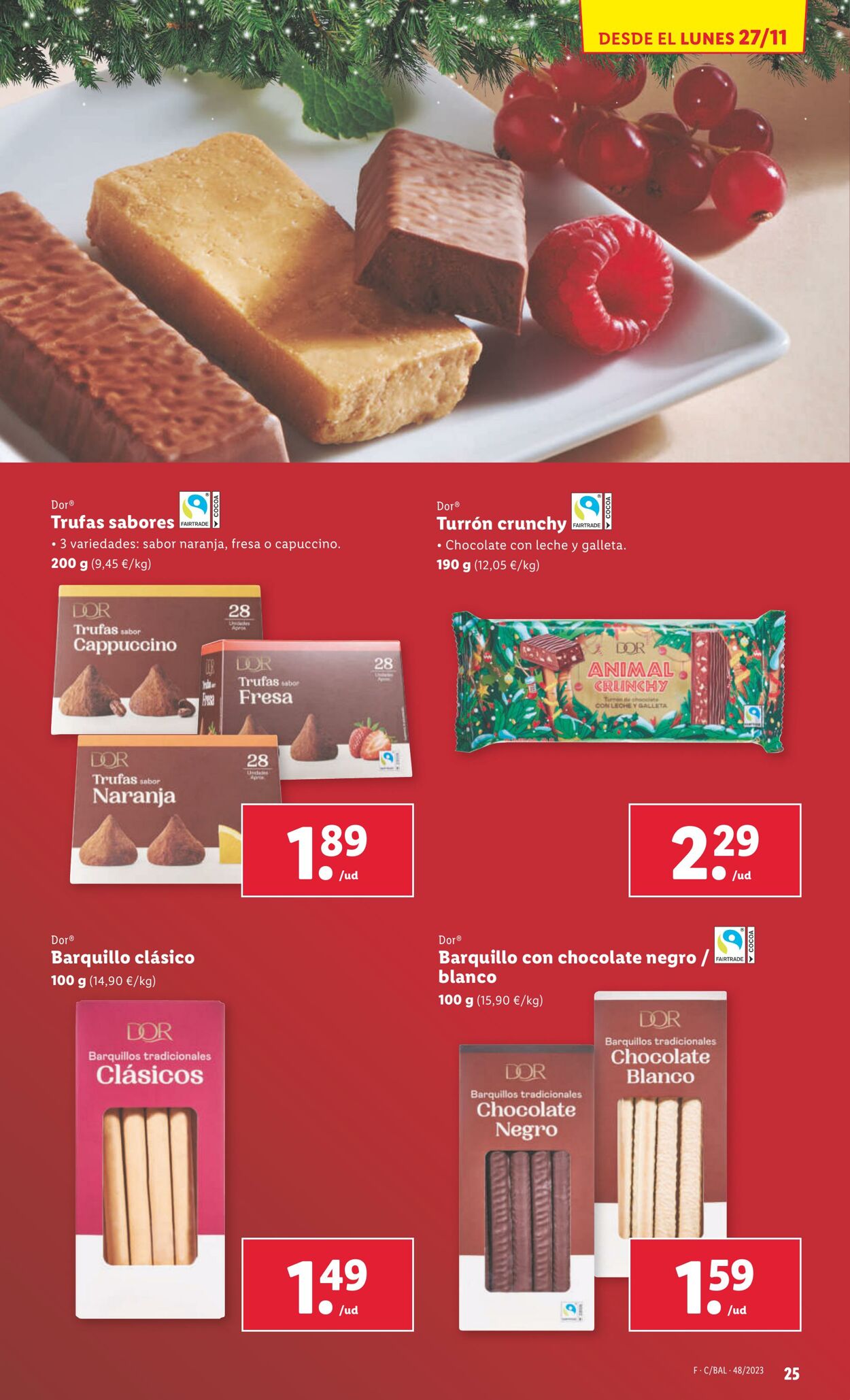 Folleto Lidl 27.11.2023 - 03.12.2023