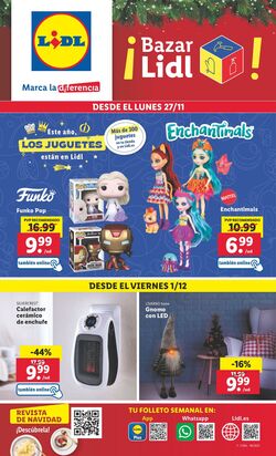 Folleto Lidl 27.11.2023 - 03.12.2023