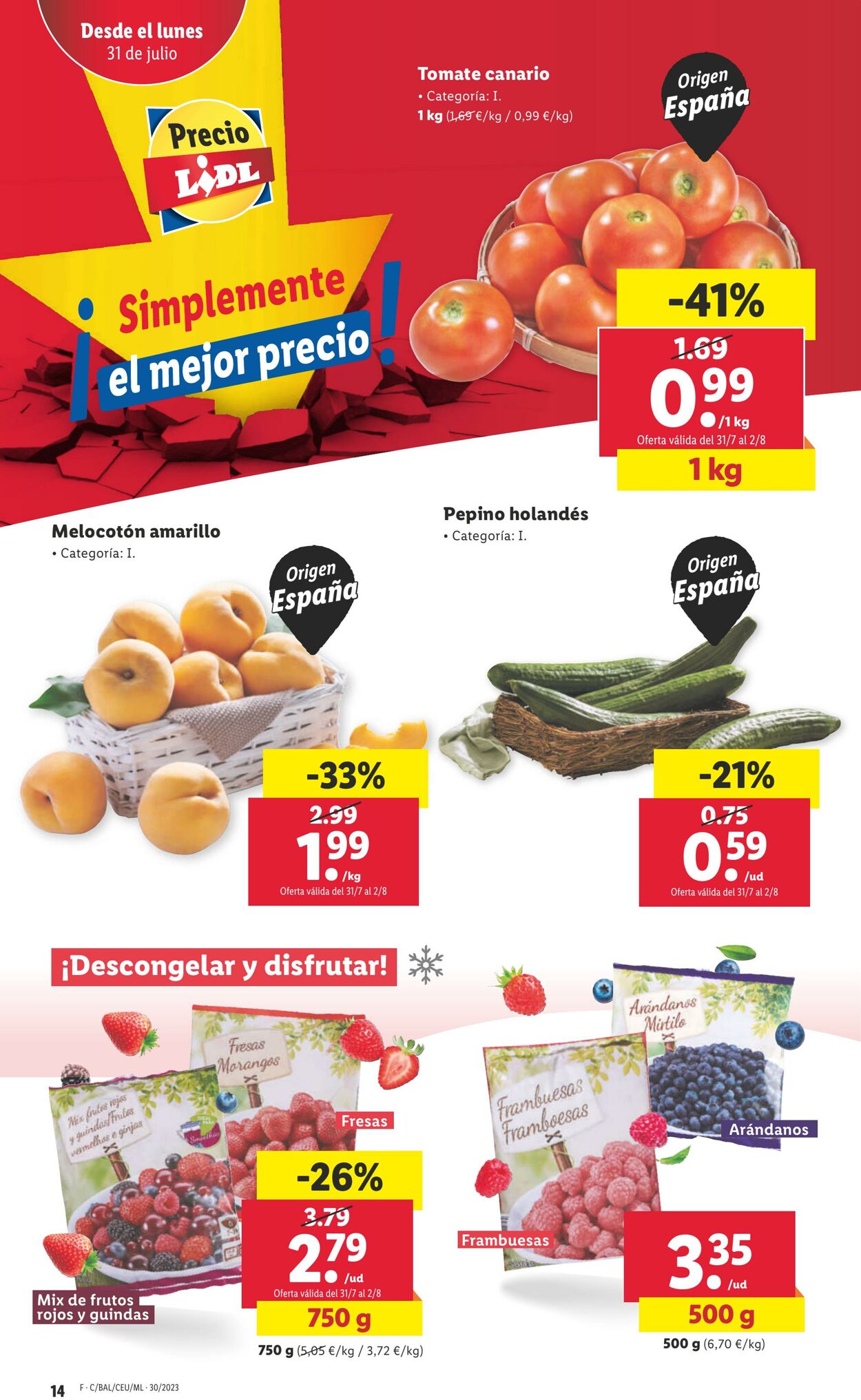 Folleto Lidl 27.07.2023 - 02.08.2023