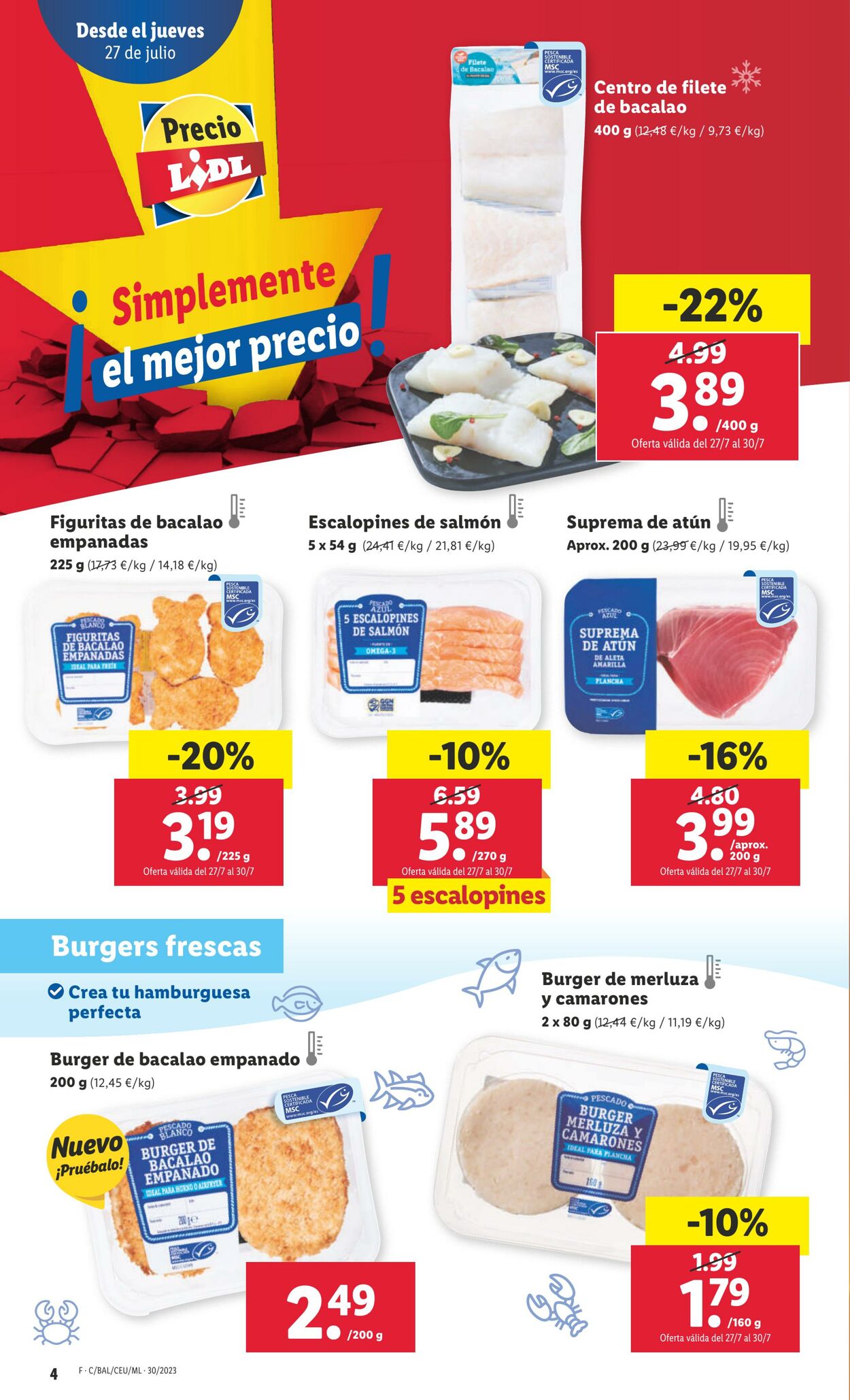 Folleto Lidl 27.07.2023 - 02.08.2023